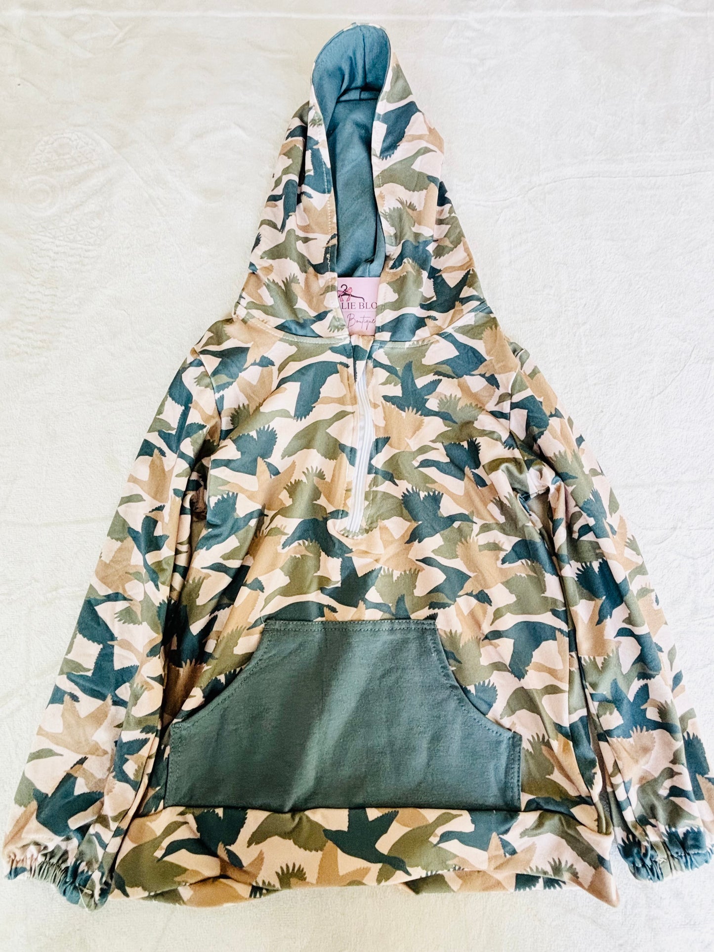 Boys Duck Hooded Pullover