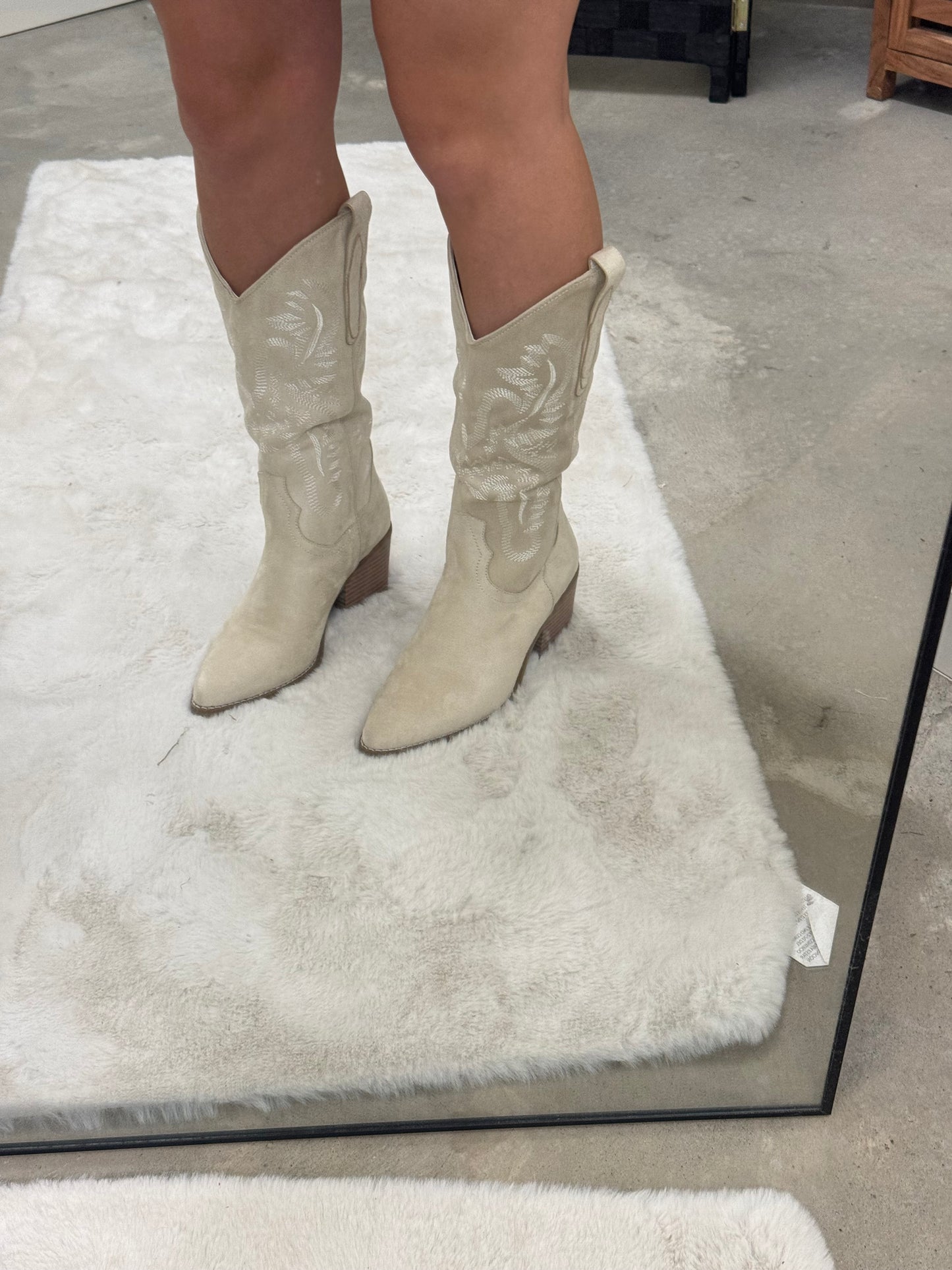 Natural Suede Boot