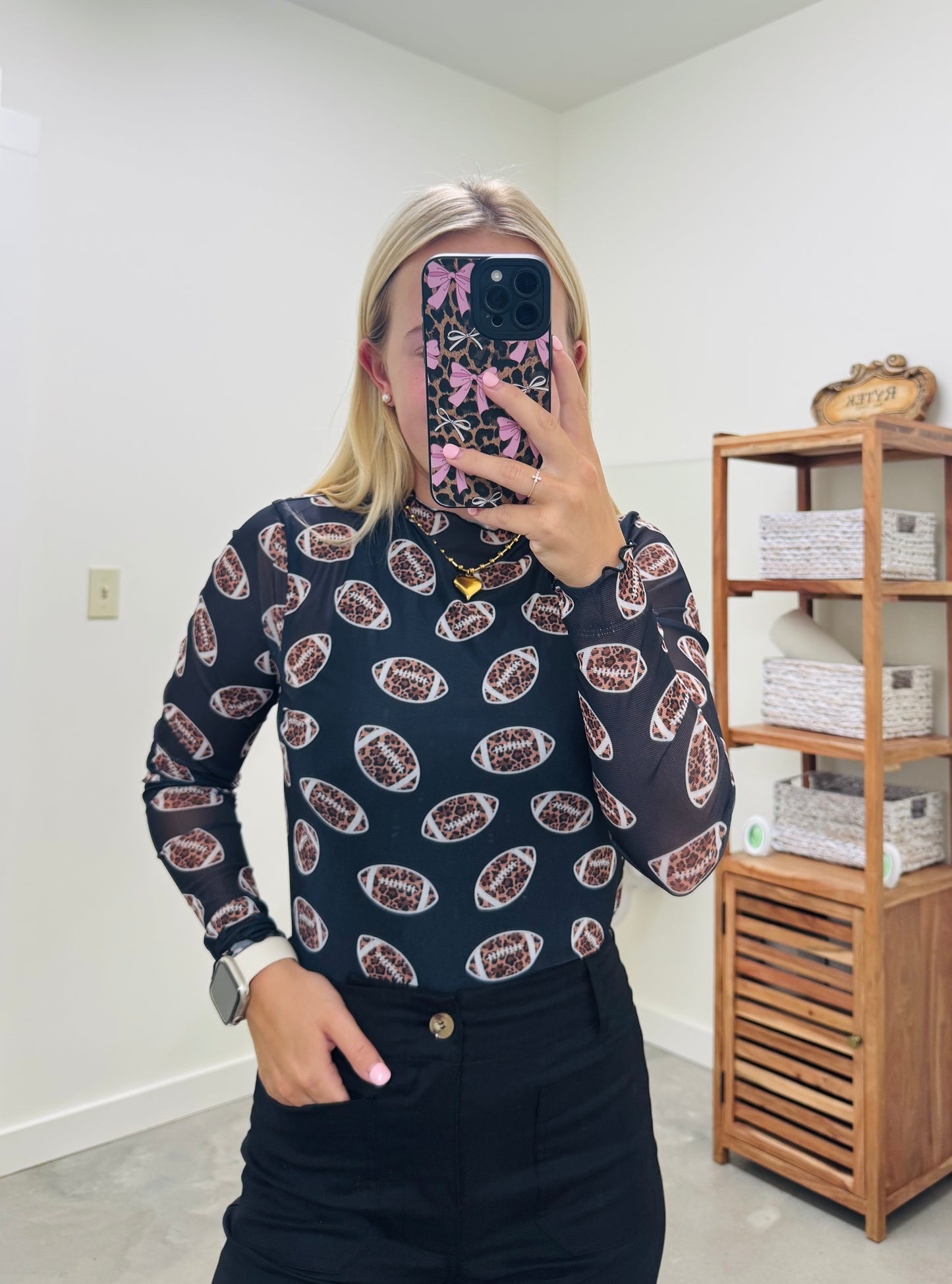 Sheer Football Top
