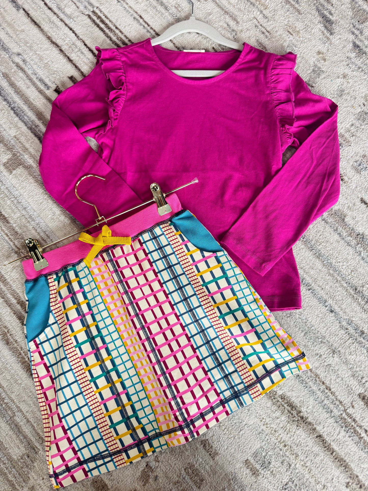 Purple Ruffle Tee