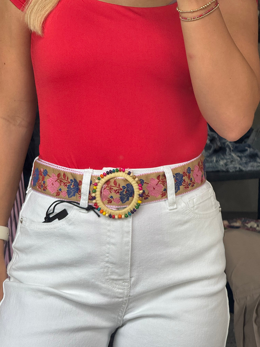 Aztec Printed Belt