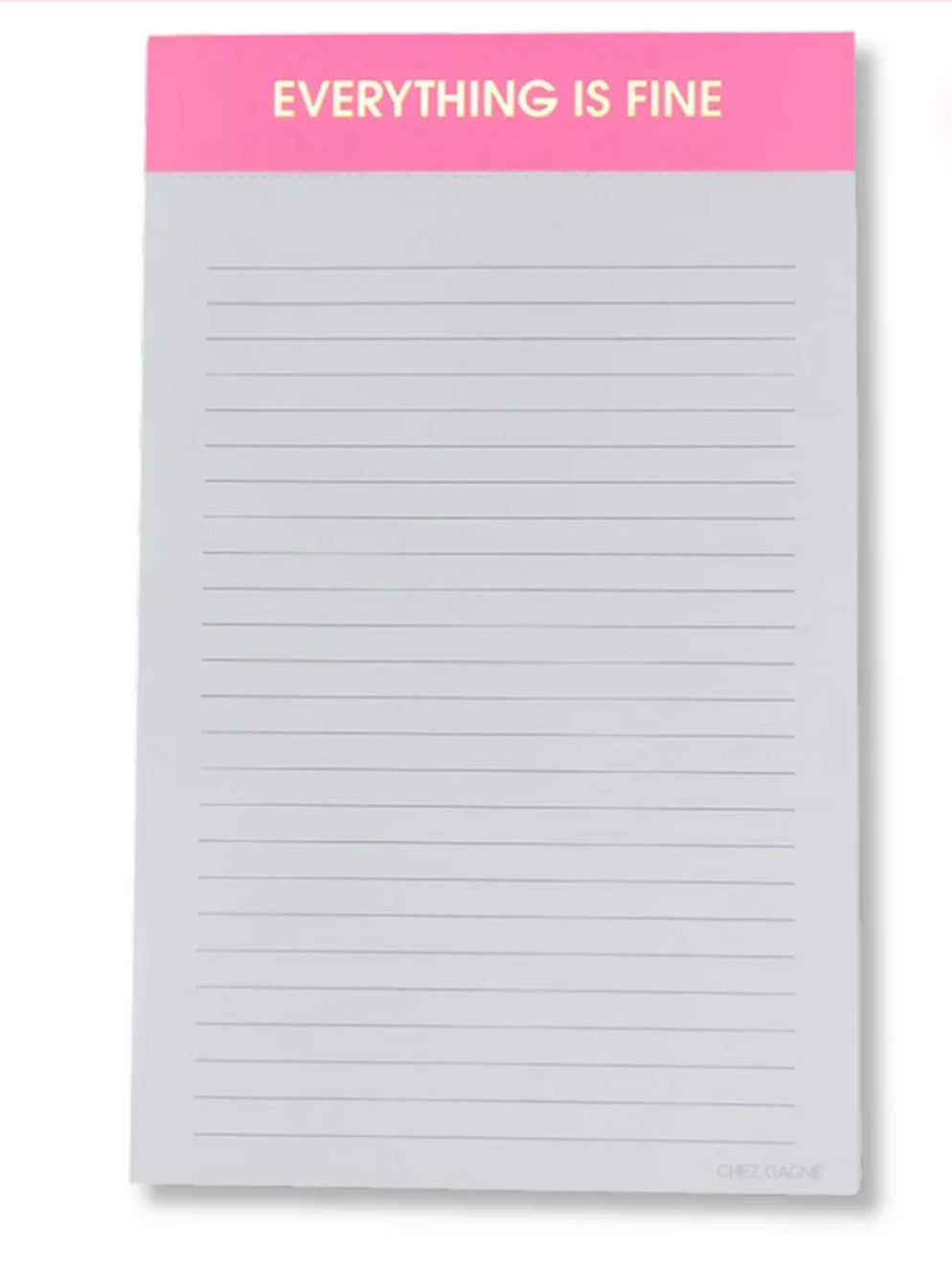 Everything is Fine Notepad