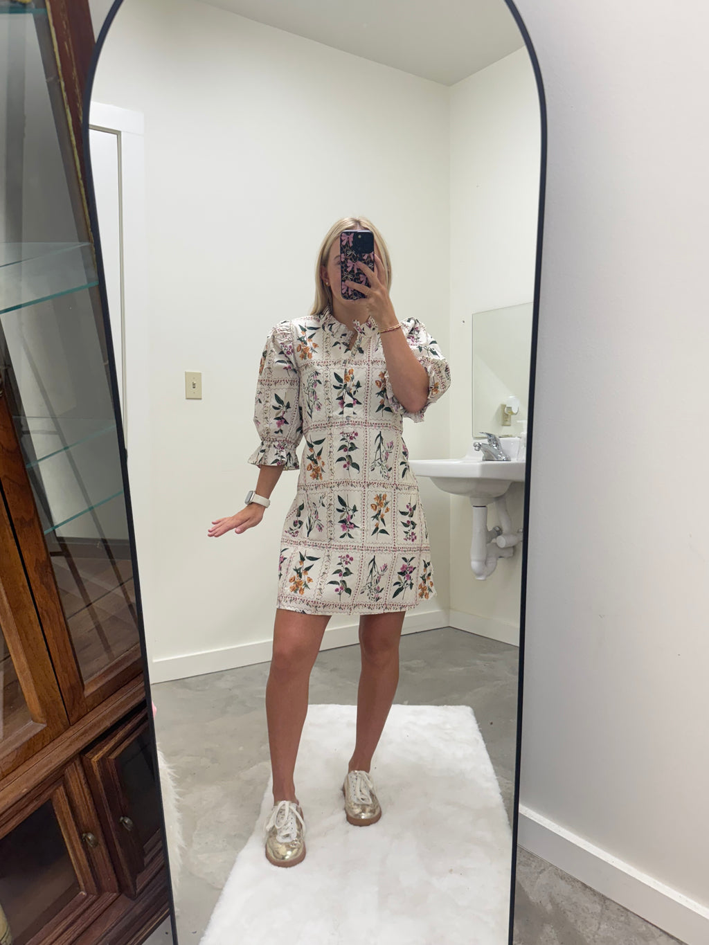 Colorful Fall Flower Dress