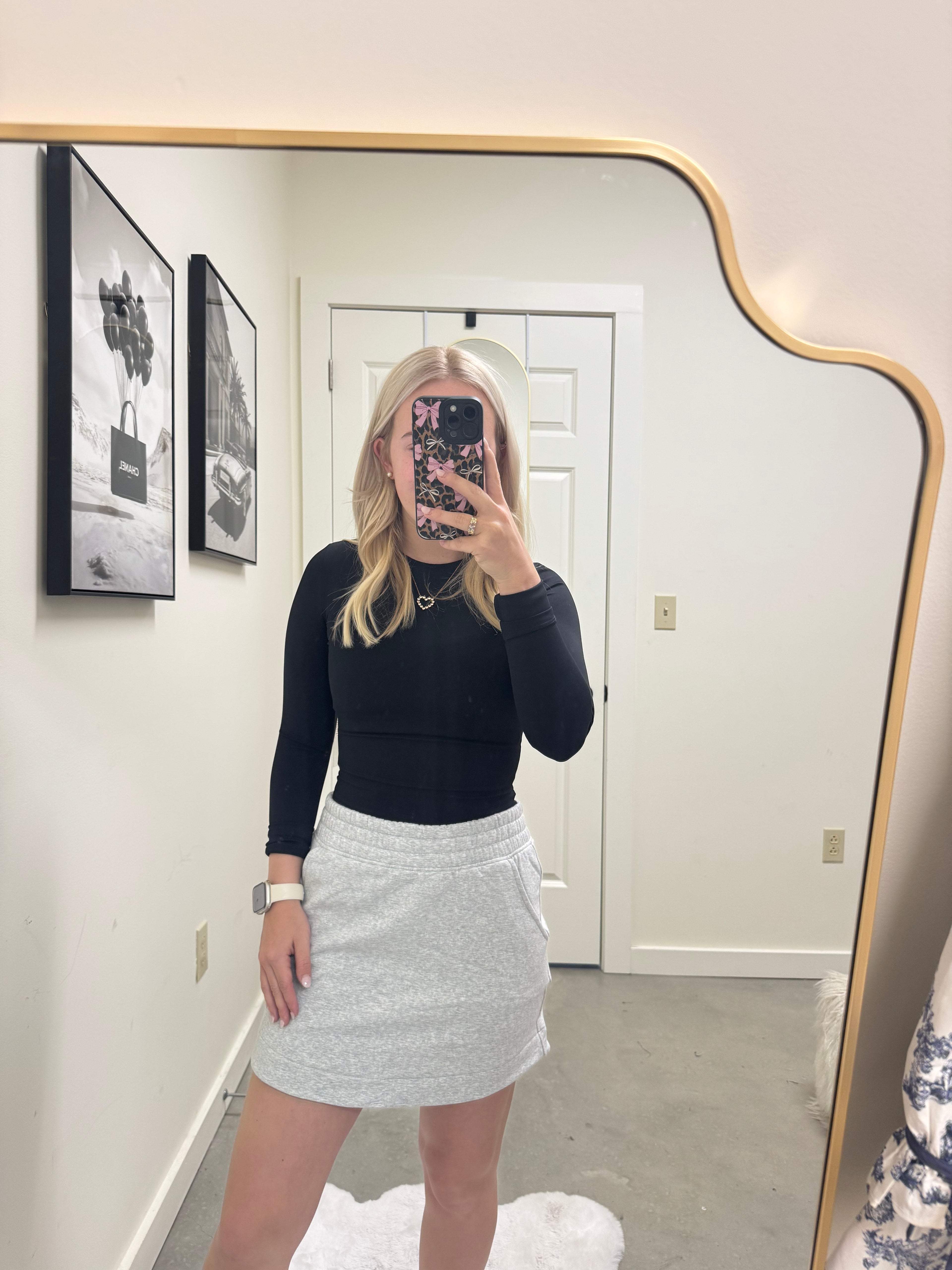 Fleece Grey Skirt