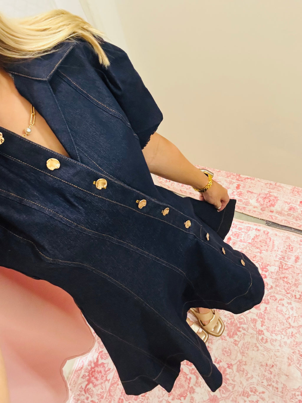 Dark Denim Mini Dress