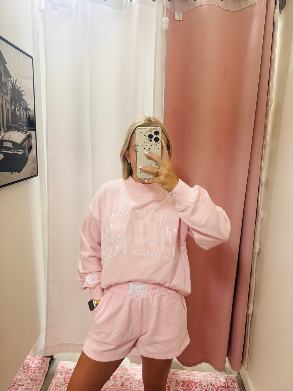 Lulu Mac Pink Mockneck