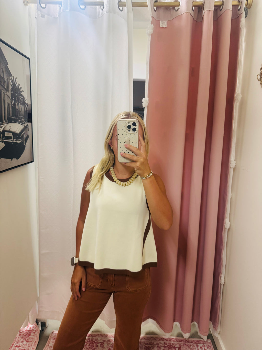 Soft Knit Cream Top