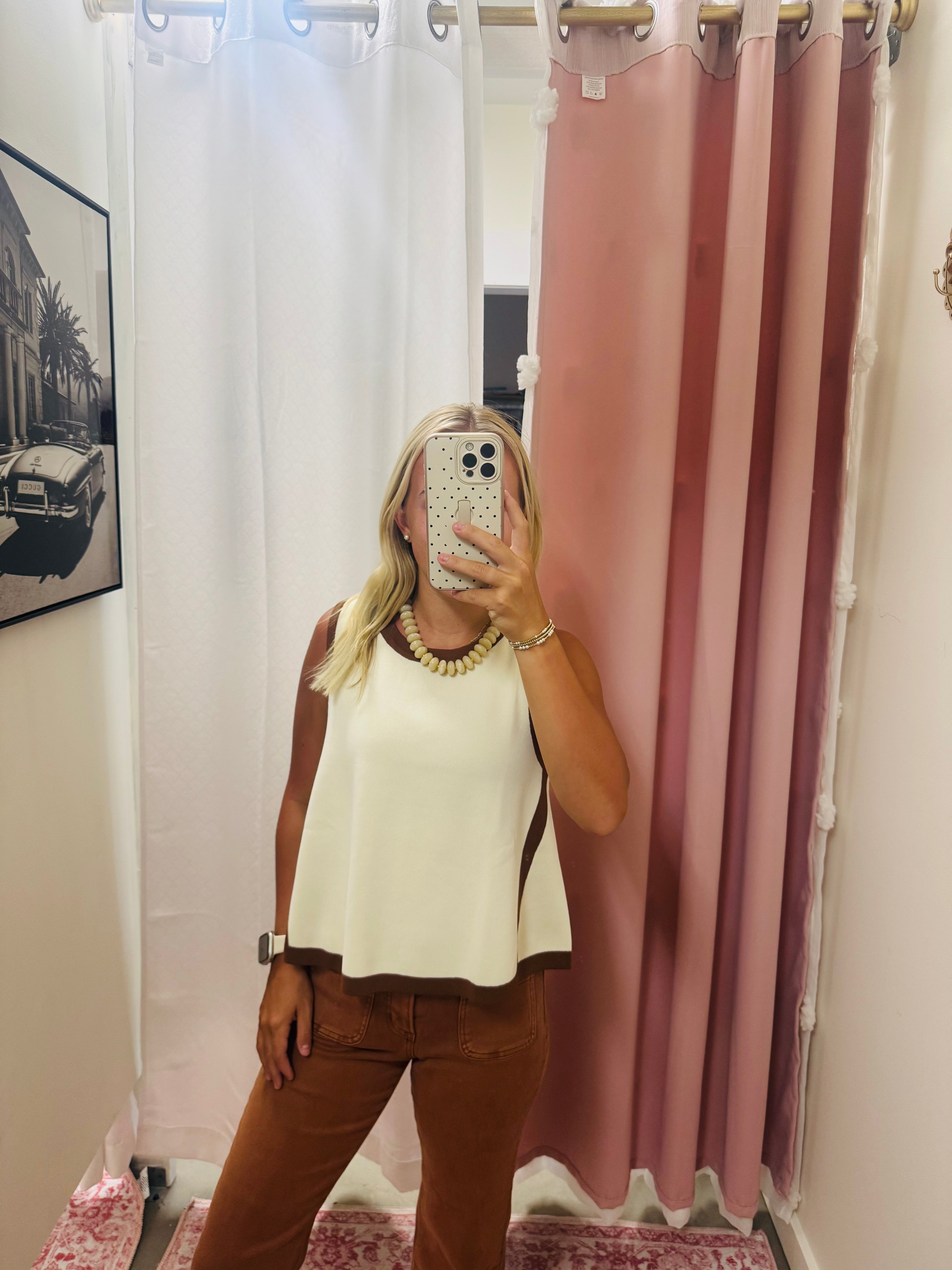 Soft Knit Cream Top