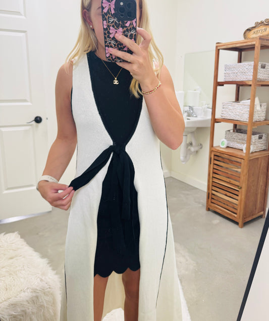 Long White Cardigan