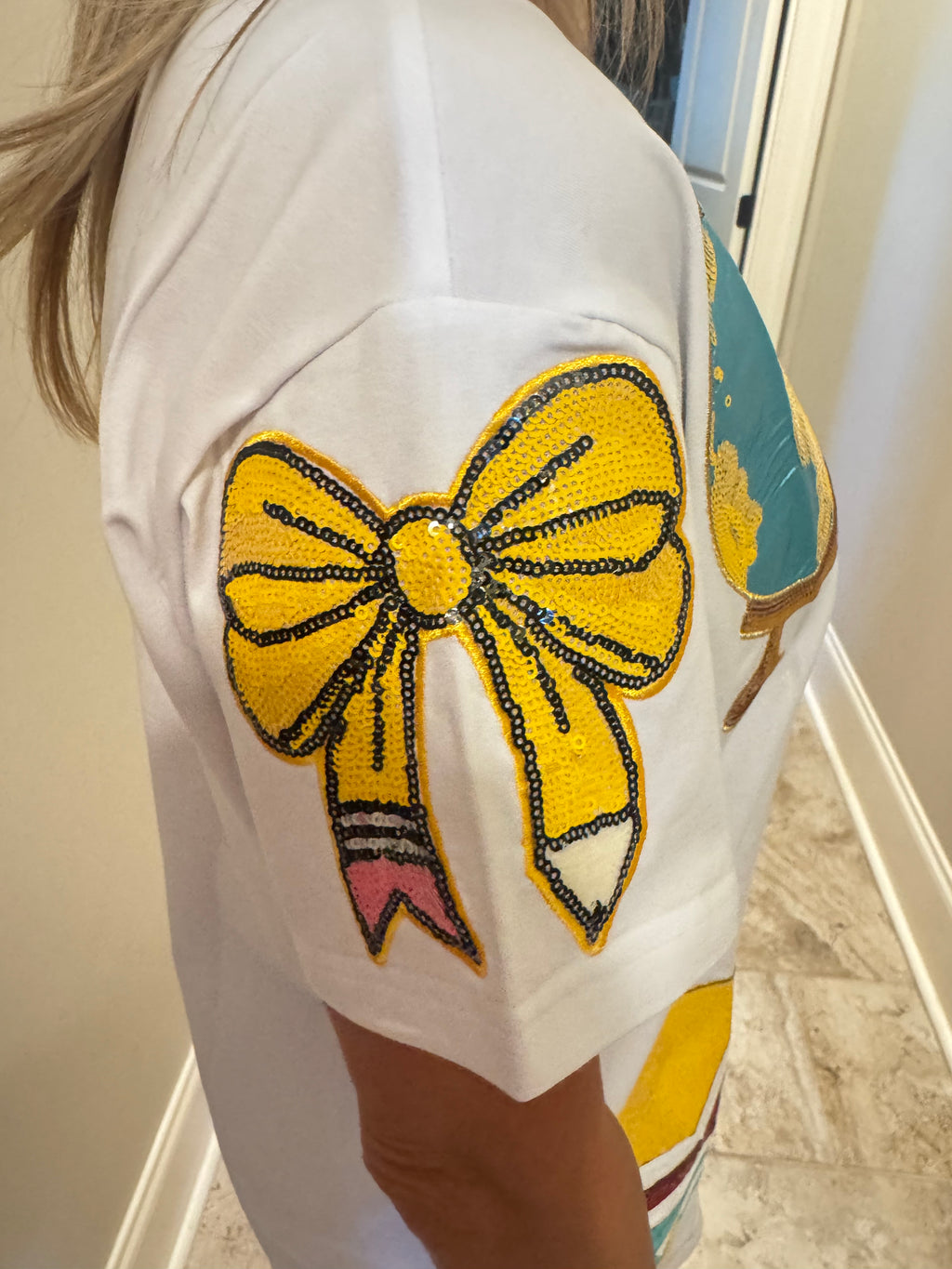 Back To School Sequins Top