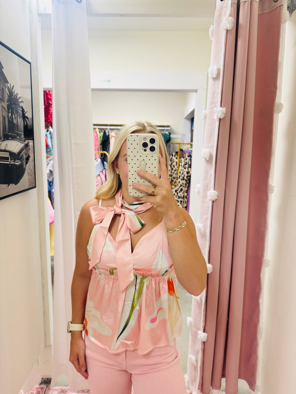 Silky Pastel Pink Tank