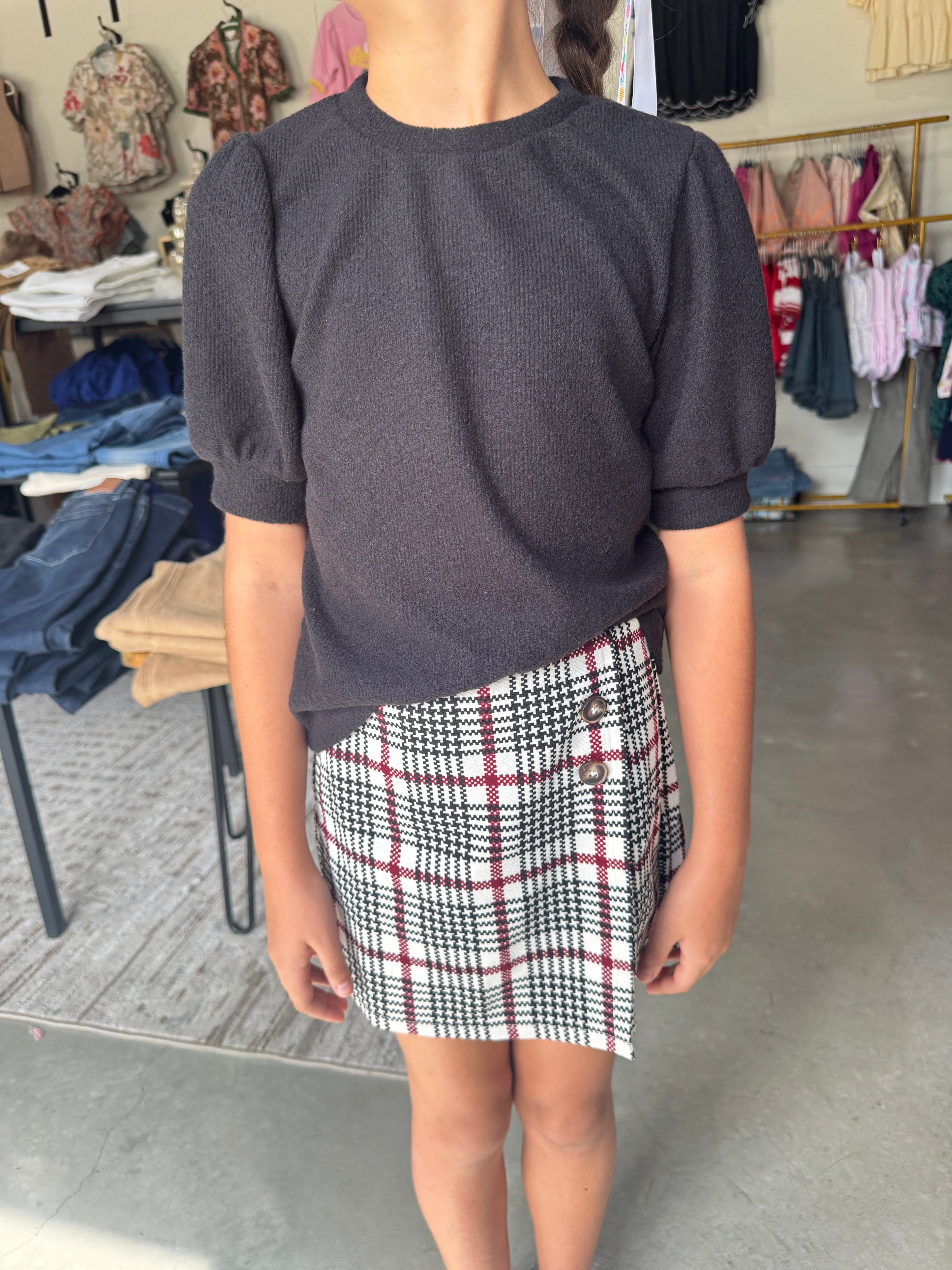 Kids Puff Sleeve Top