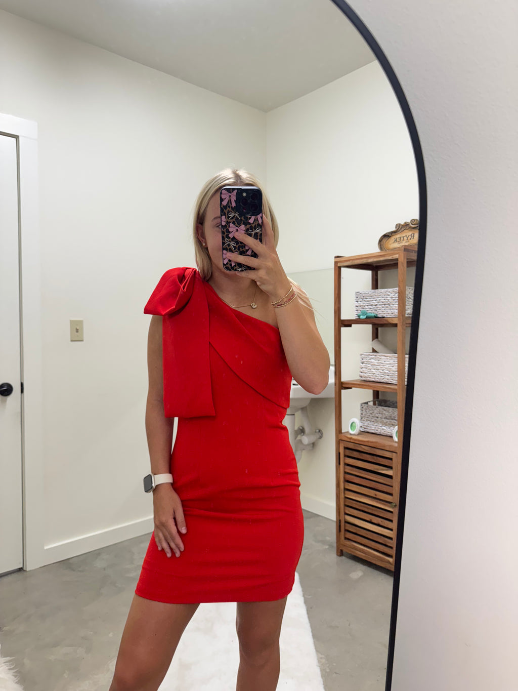 Eyes On You Red Dress