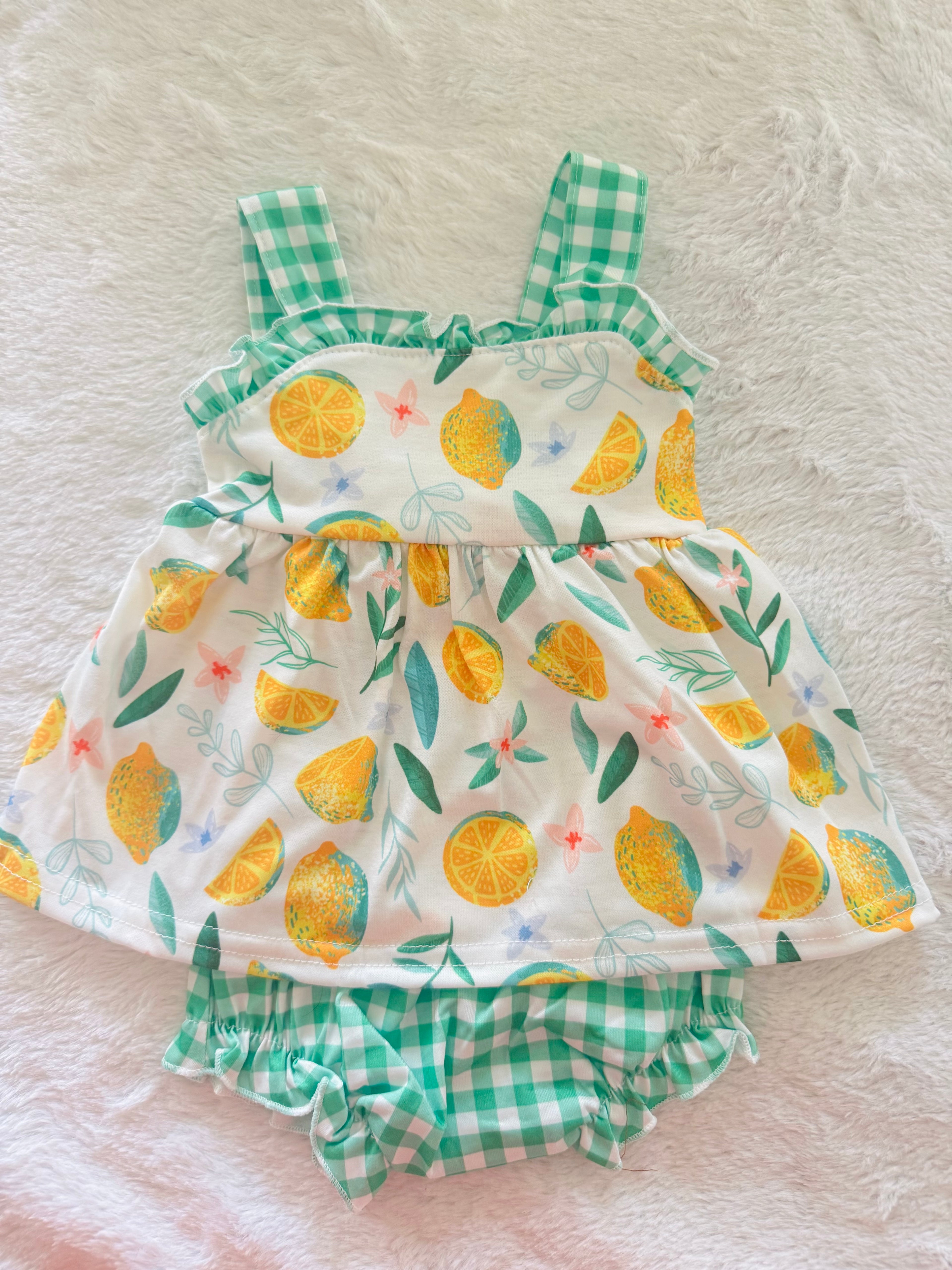 Lemon Bloomer Set