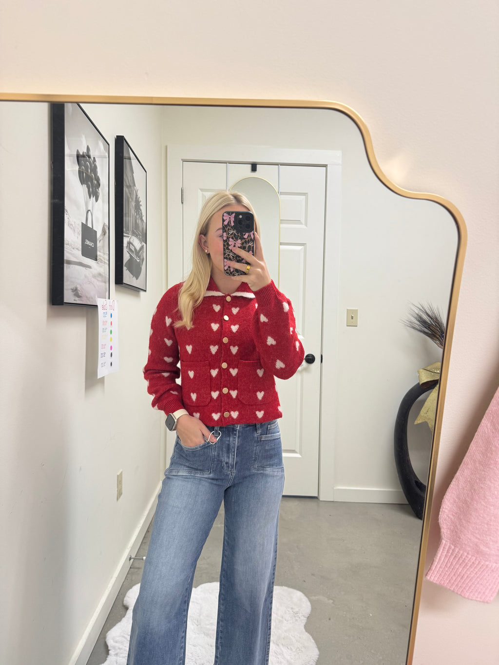 Red Heart Cardigan