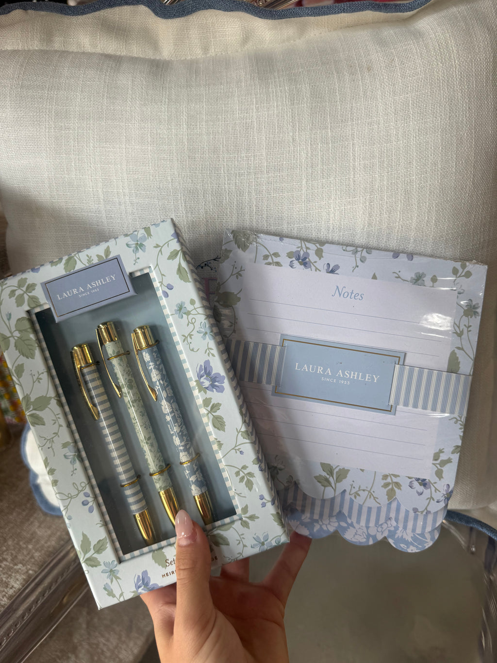 Blue Pens Set Of 3
