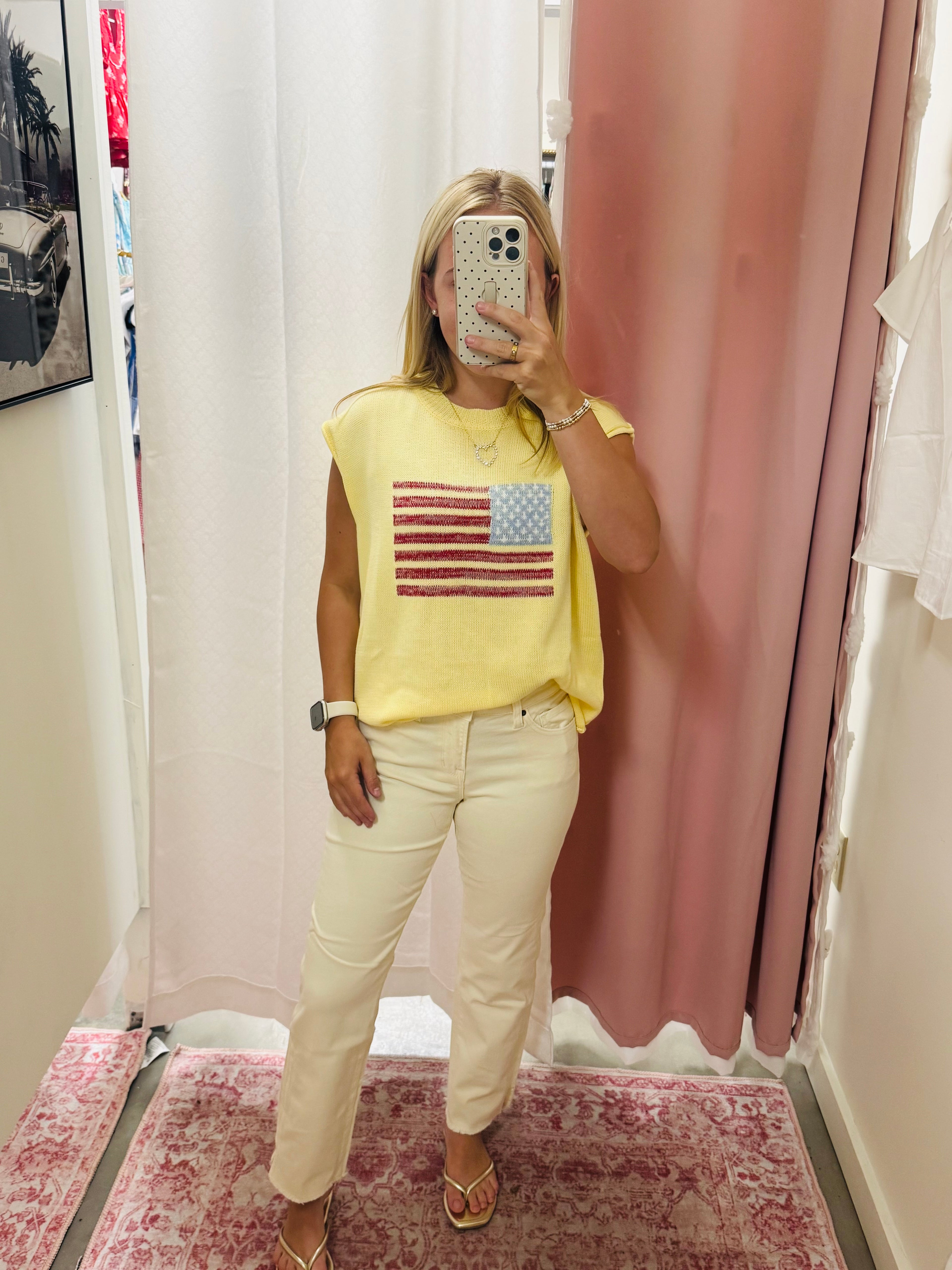 Ivory Straight Leg Jeans