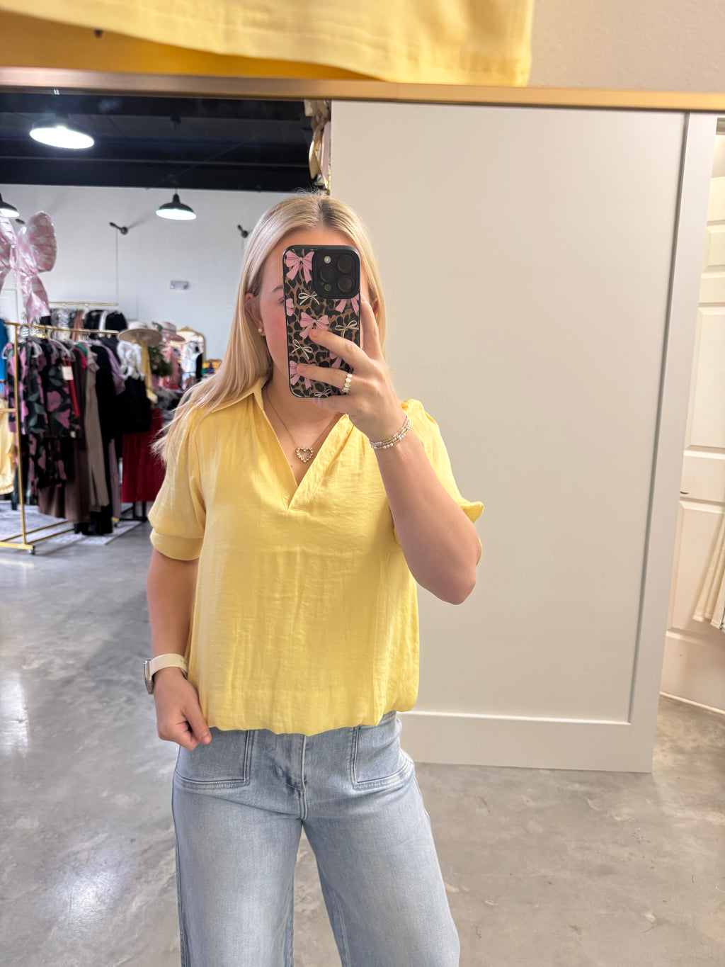 Sunflower Yellow Balloon Top