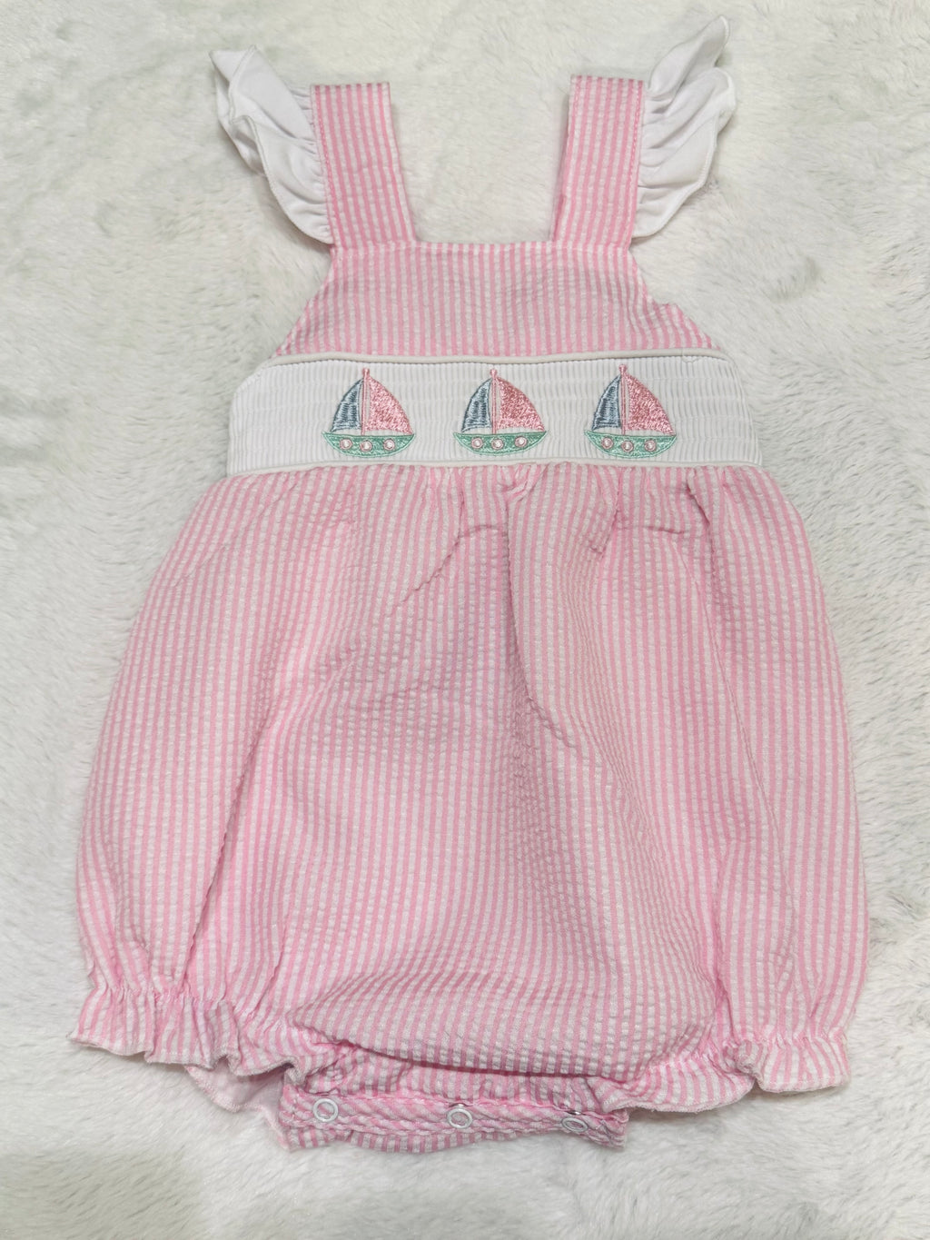 Seersucker Sailboat Bubble