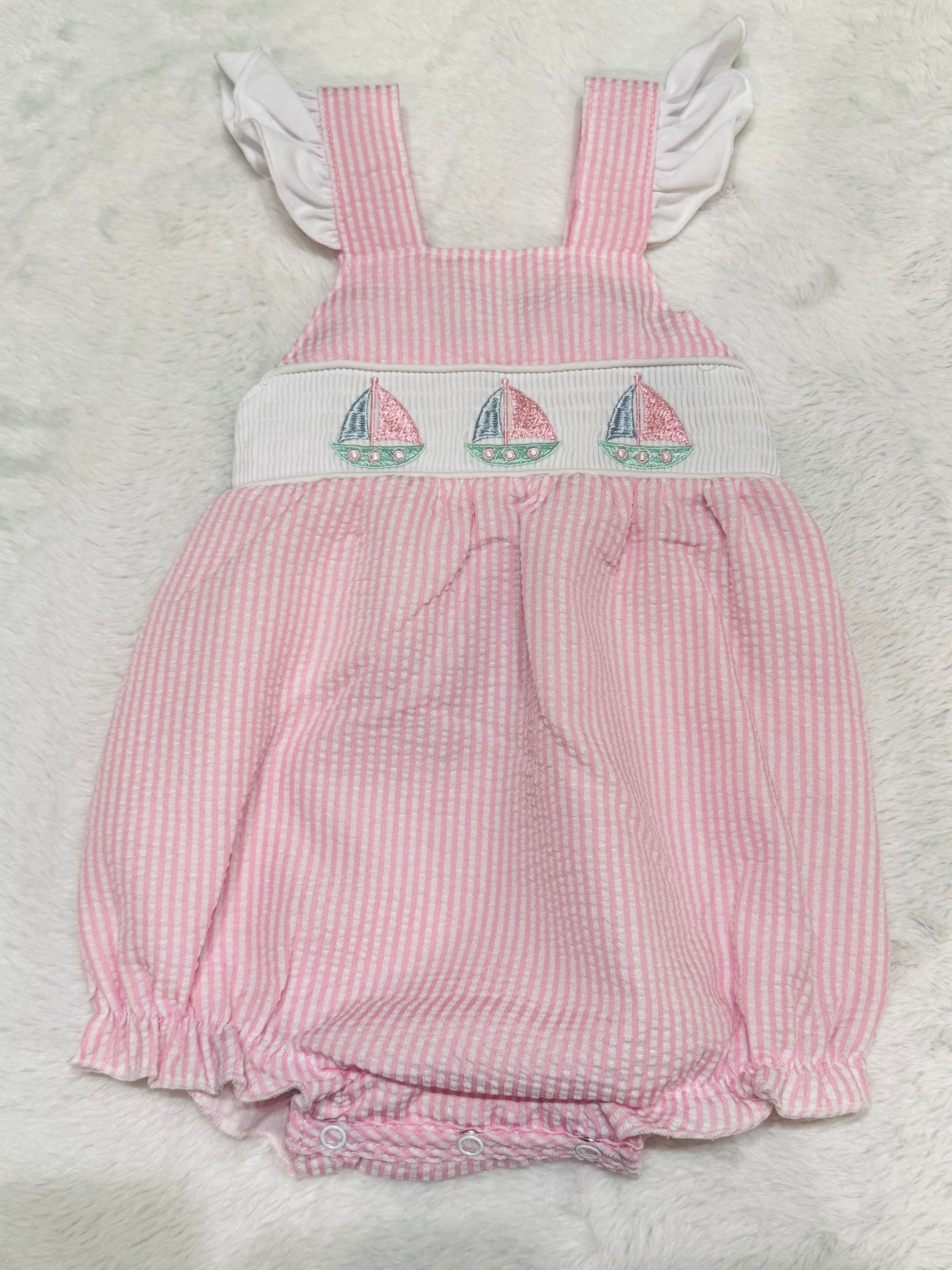 Seersucker Sailboat Bubble