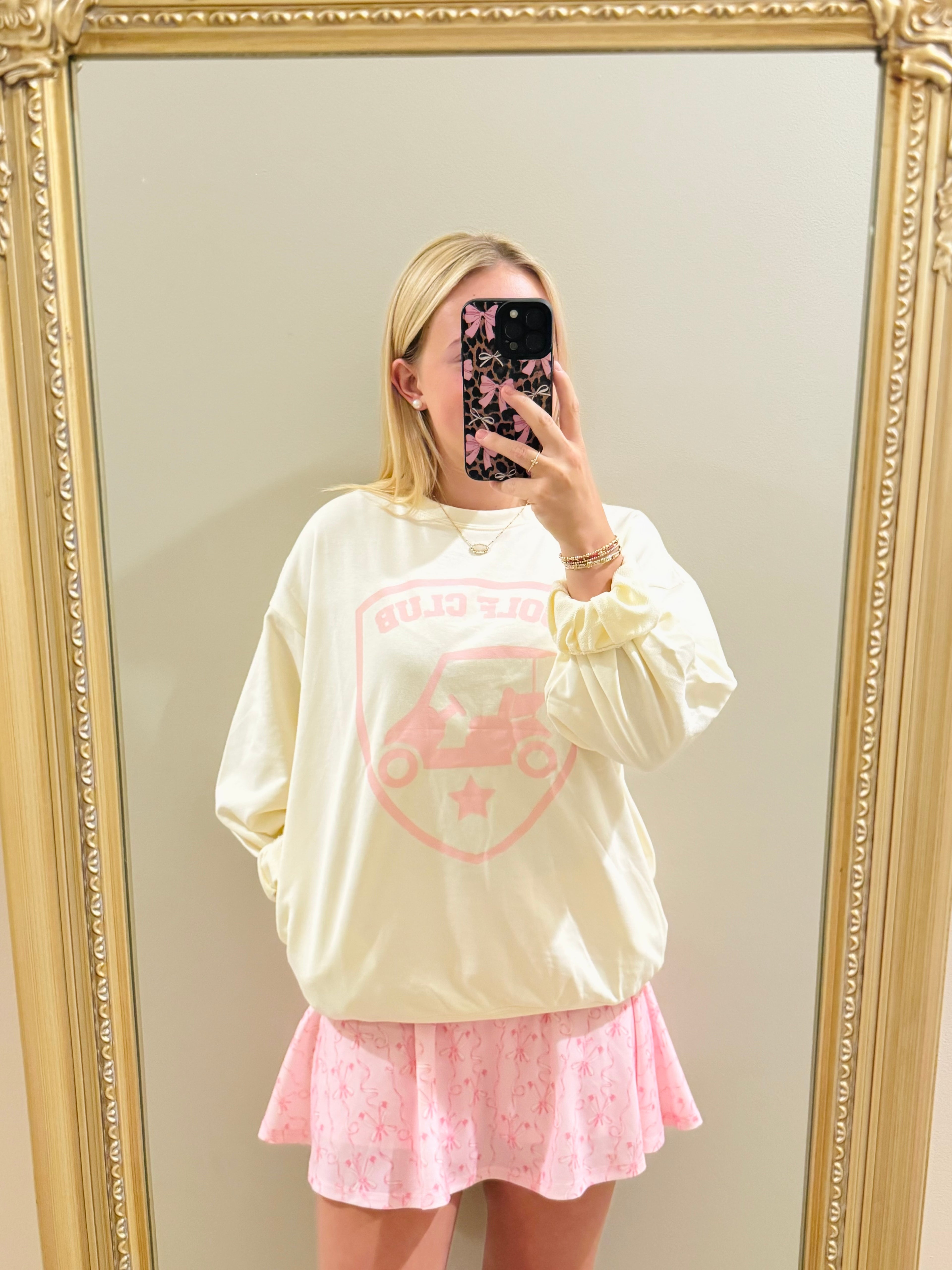 Golf Club Sweatshirt With Pockets