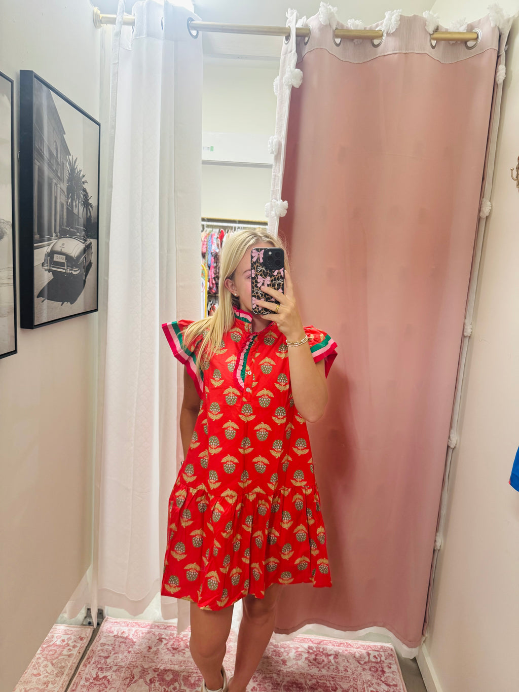 Tropic Red Dress