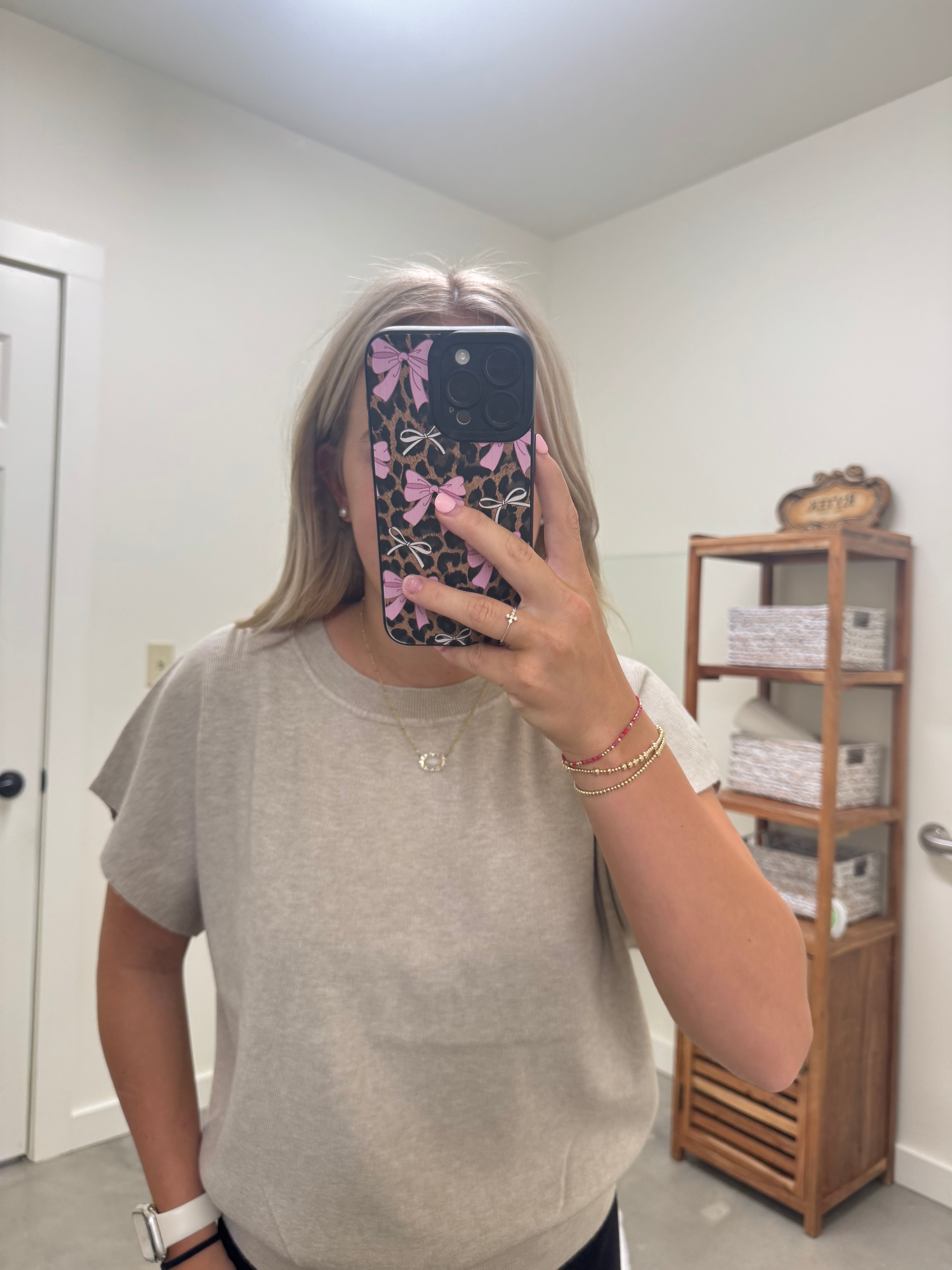 Cream Light Weight Sweater Top