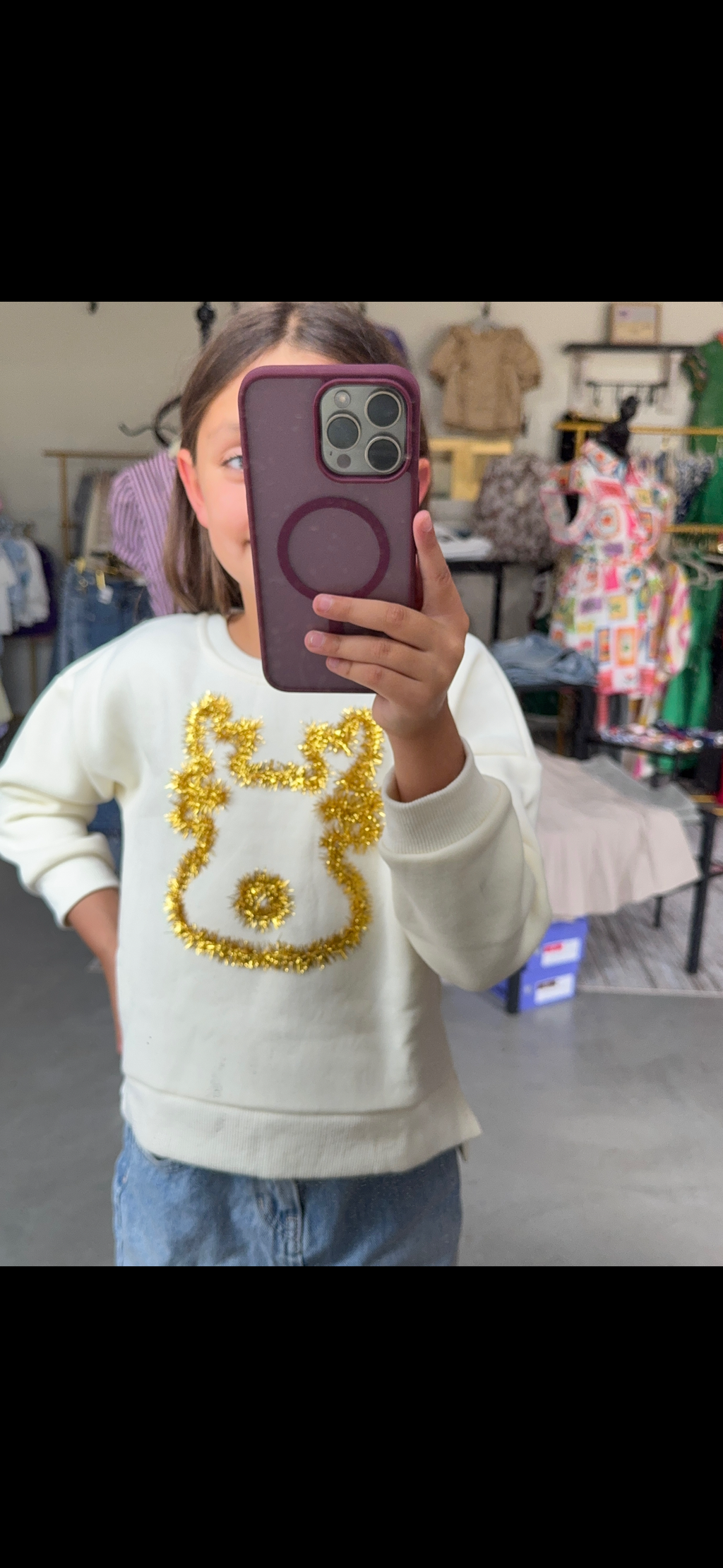 Kids Reindeer Pullover