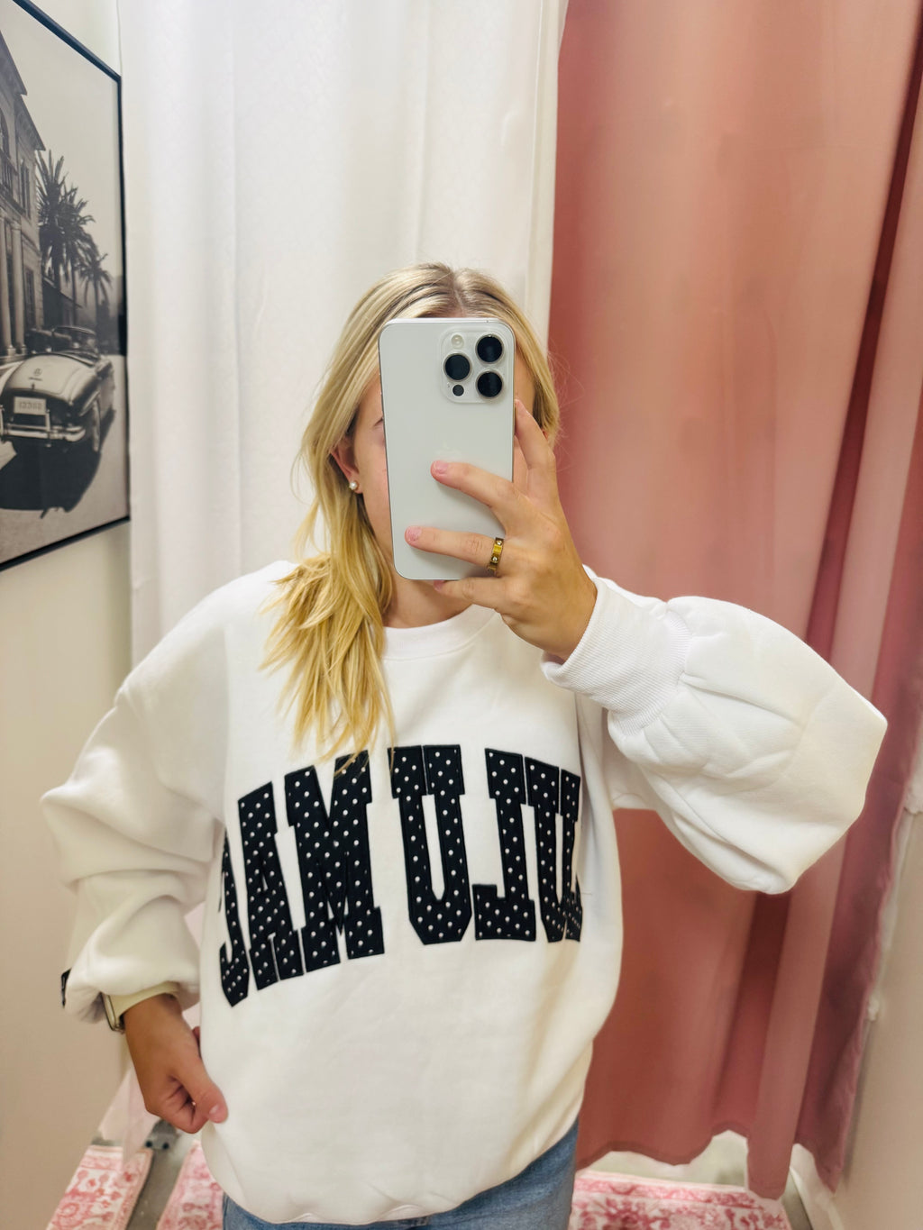 Black and White Sweatshirt