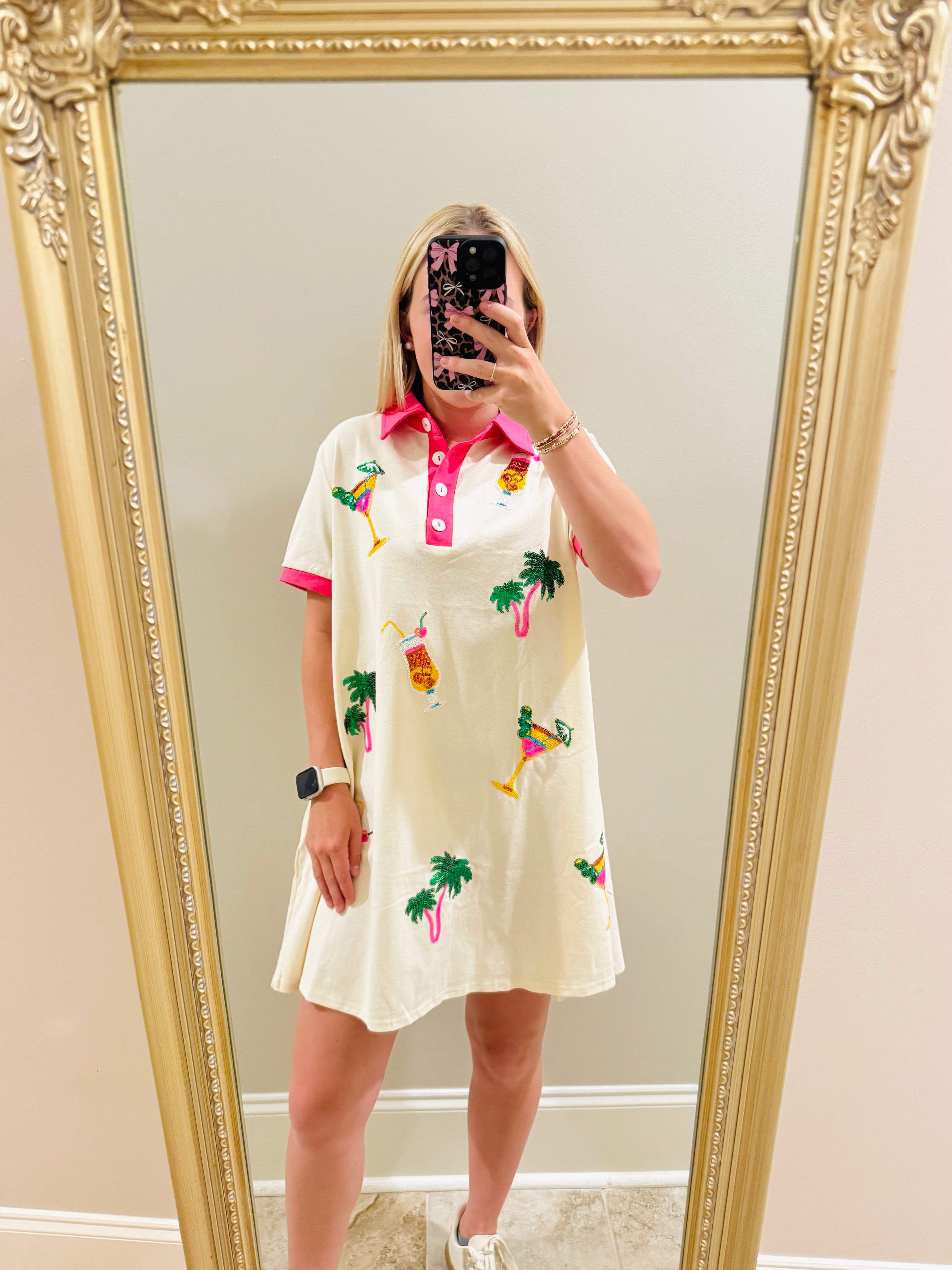 Tropical Cotton Dress