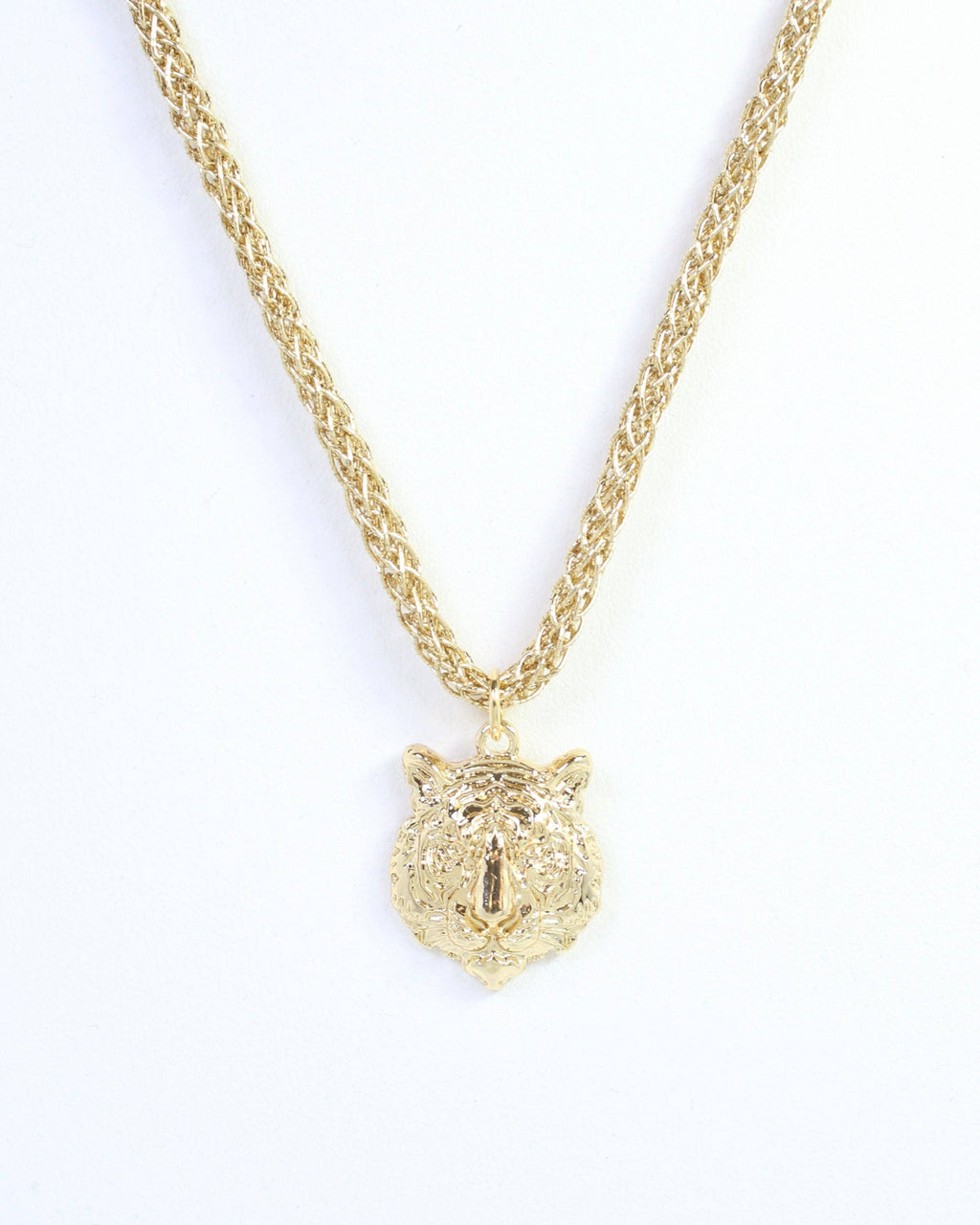 Cord Necklace Tiger Gold