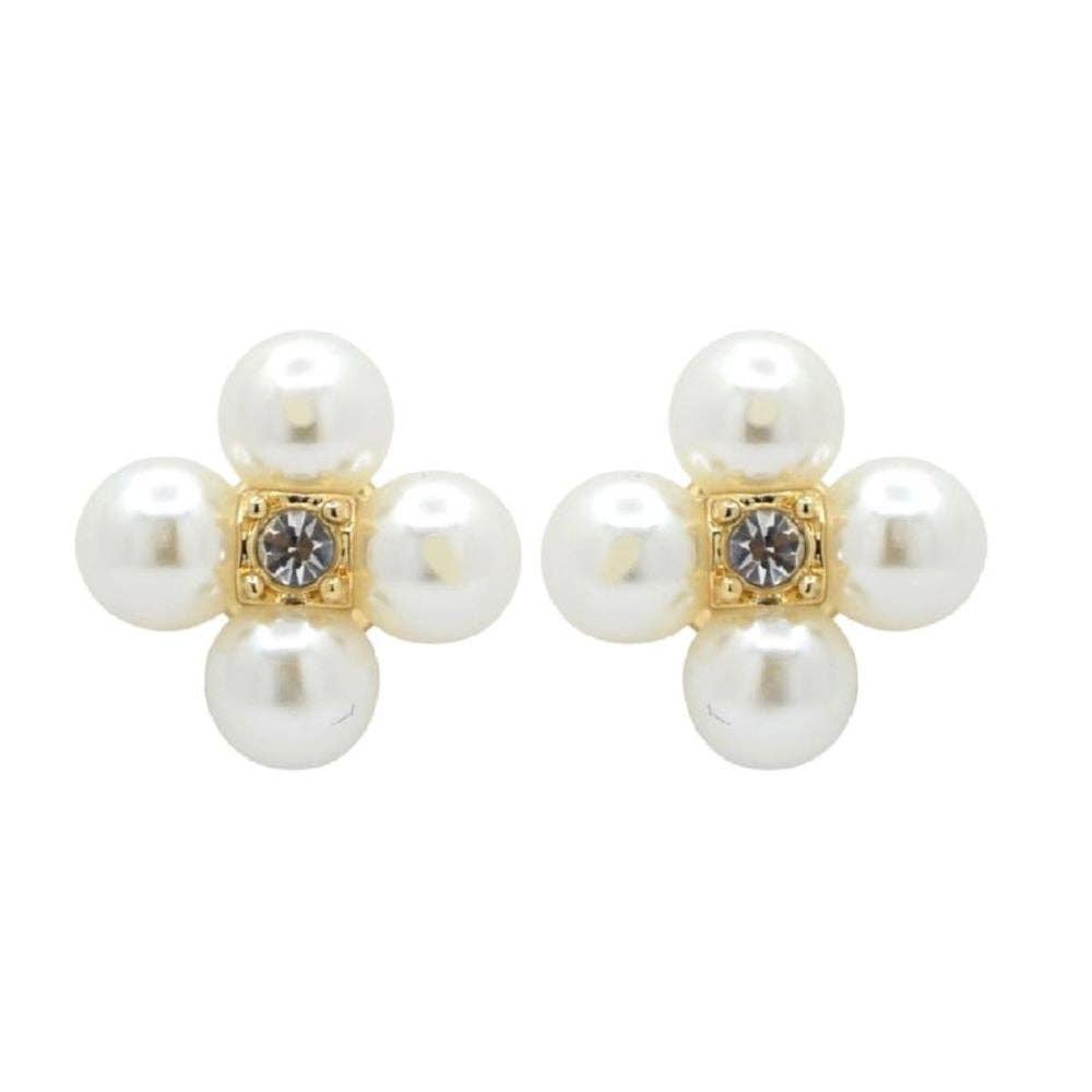 Petite Pearl Petal Studs