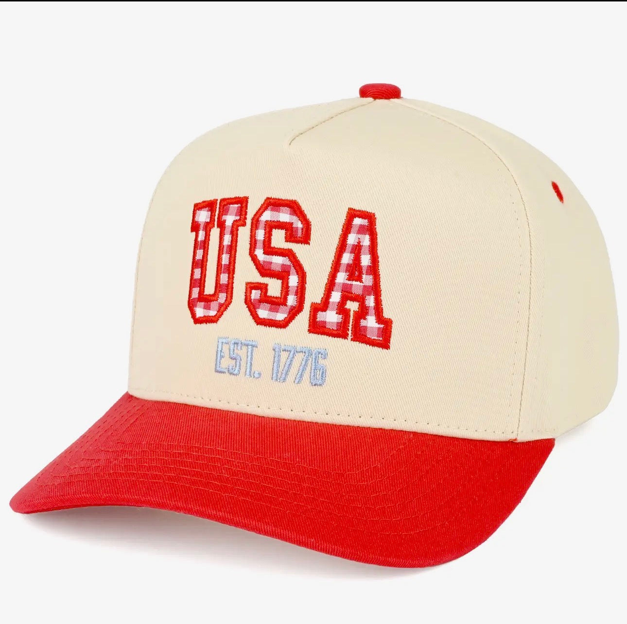 Gingham USA Trucker