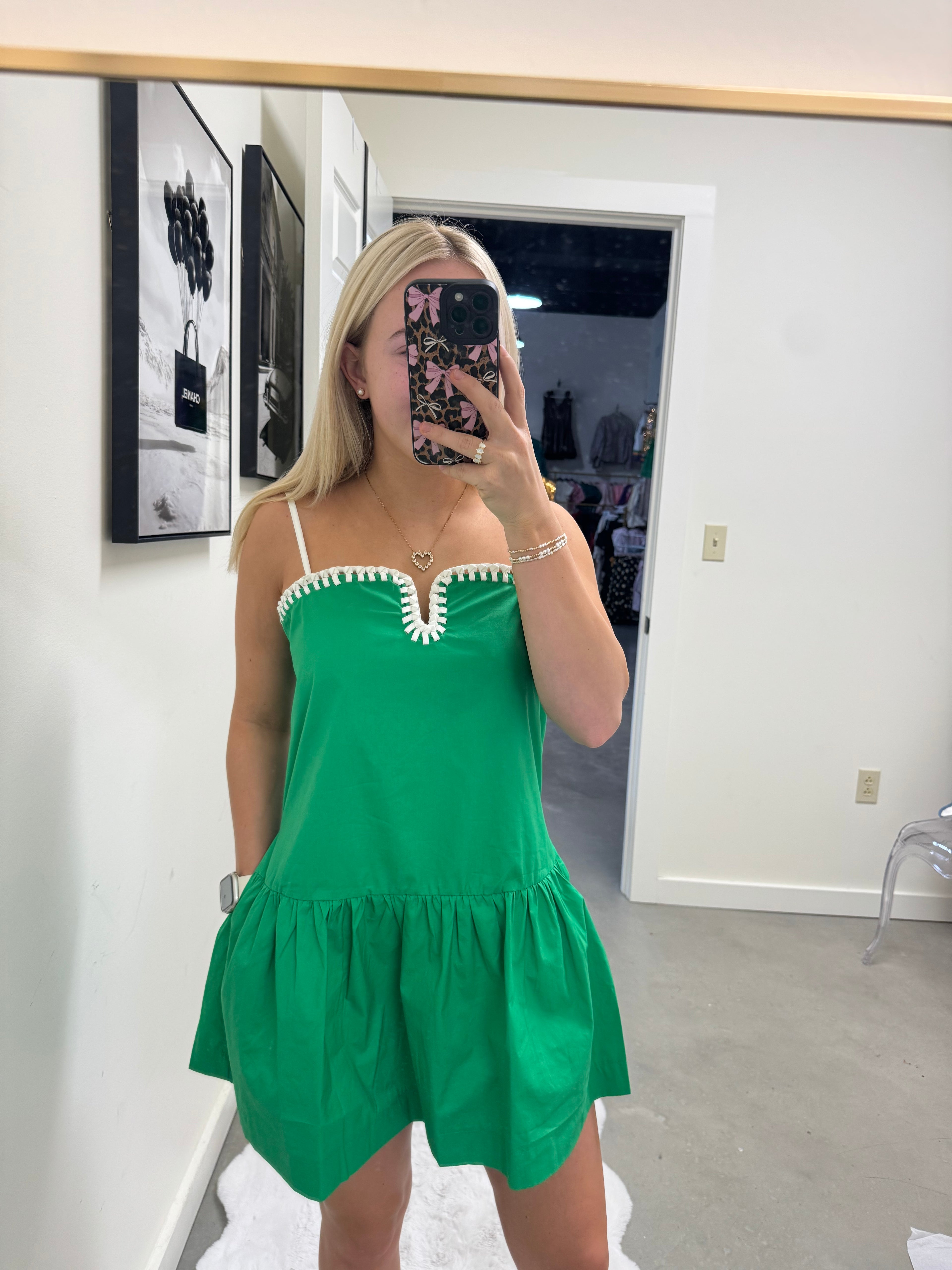 Kelly Green Dress