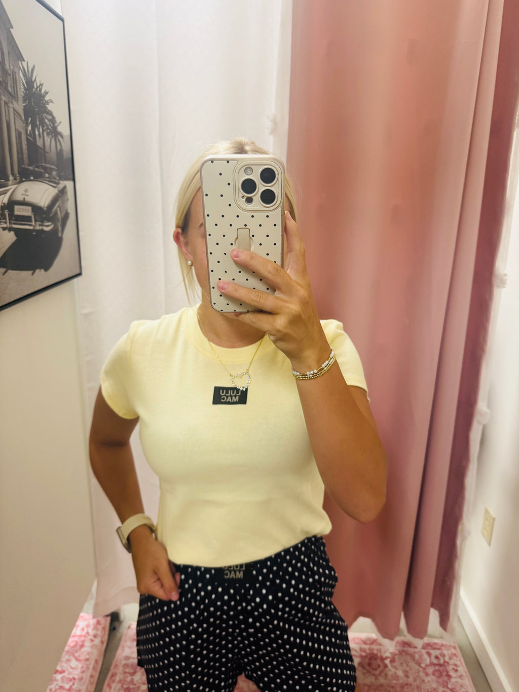 Lulu Mac Baby Yellow Tee