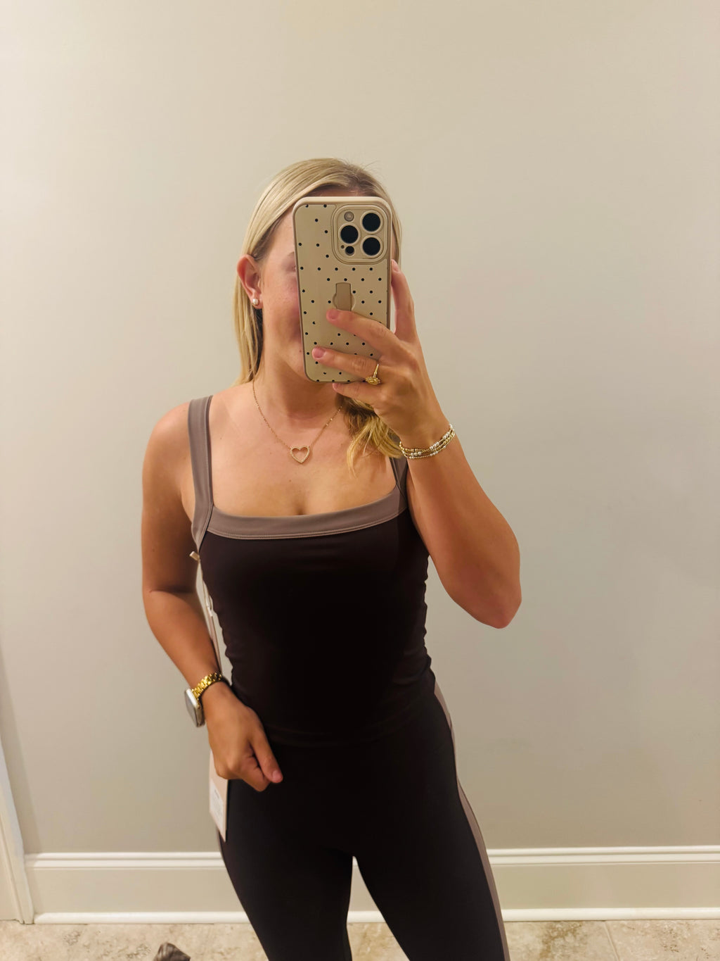 Mocha Athletic Top