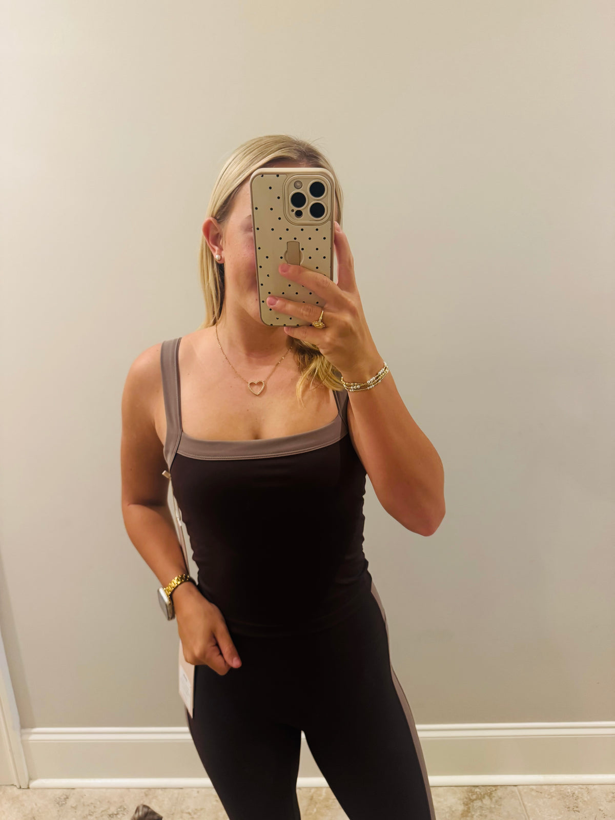 Mocha Athletic Top