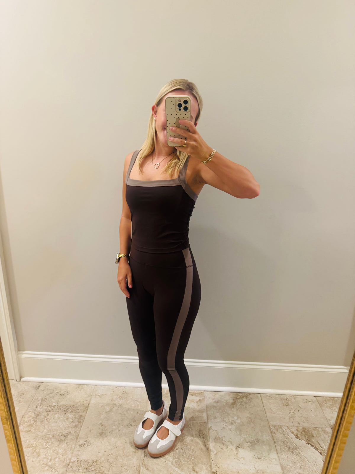 Mocha Athletic Top