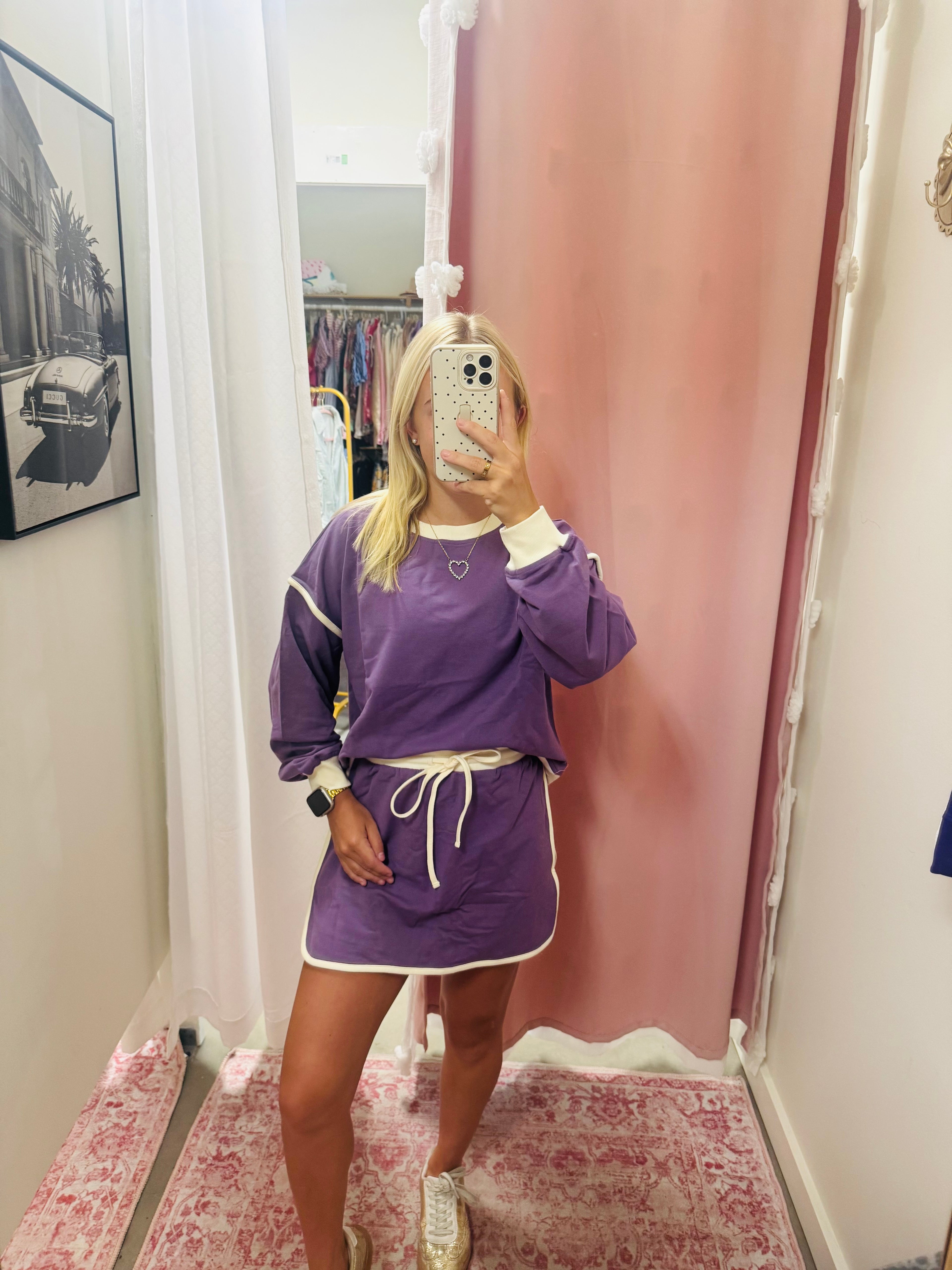 Purple Lounge Set