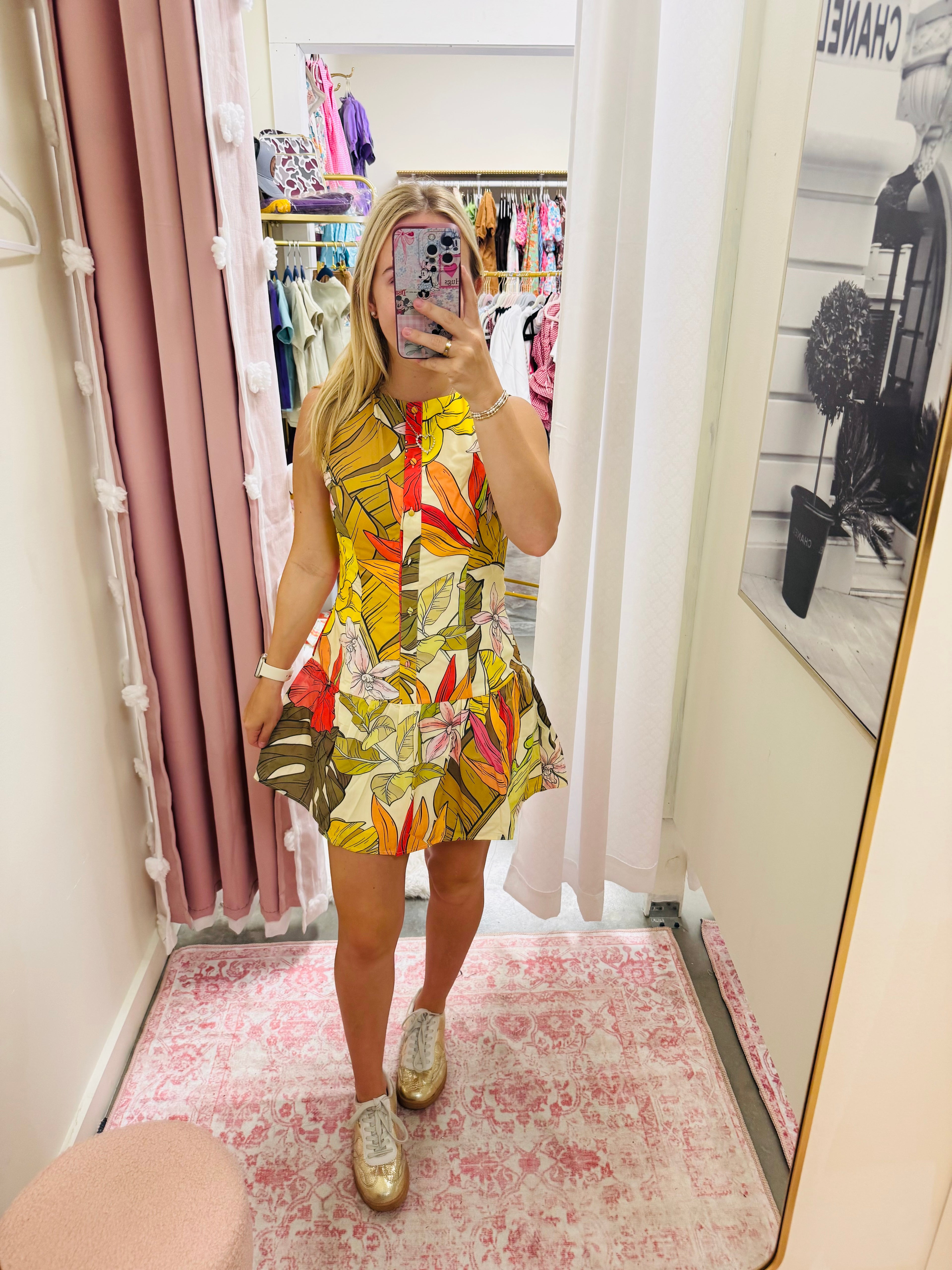Bright Tropical Dress