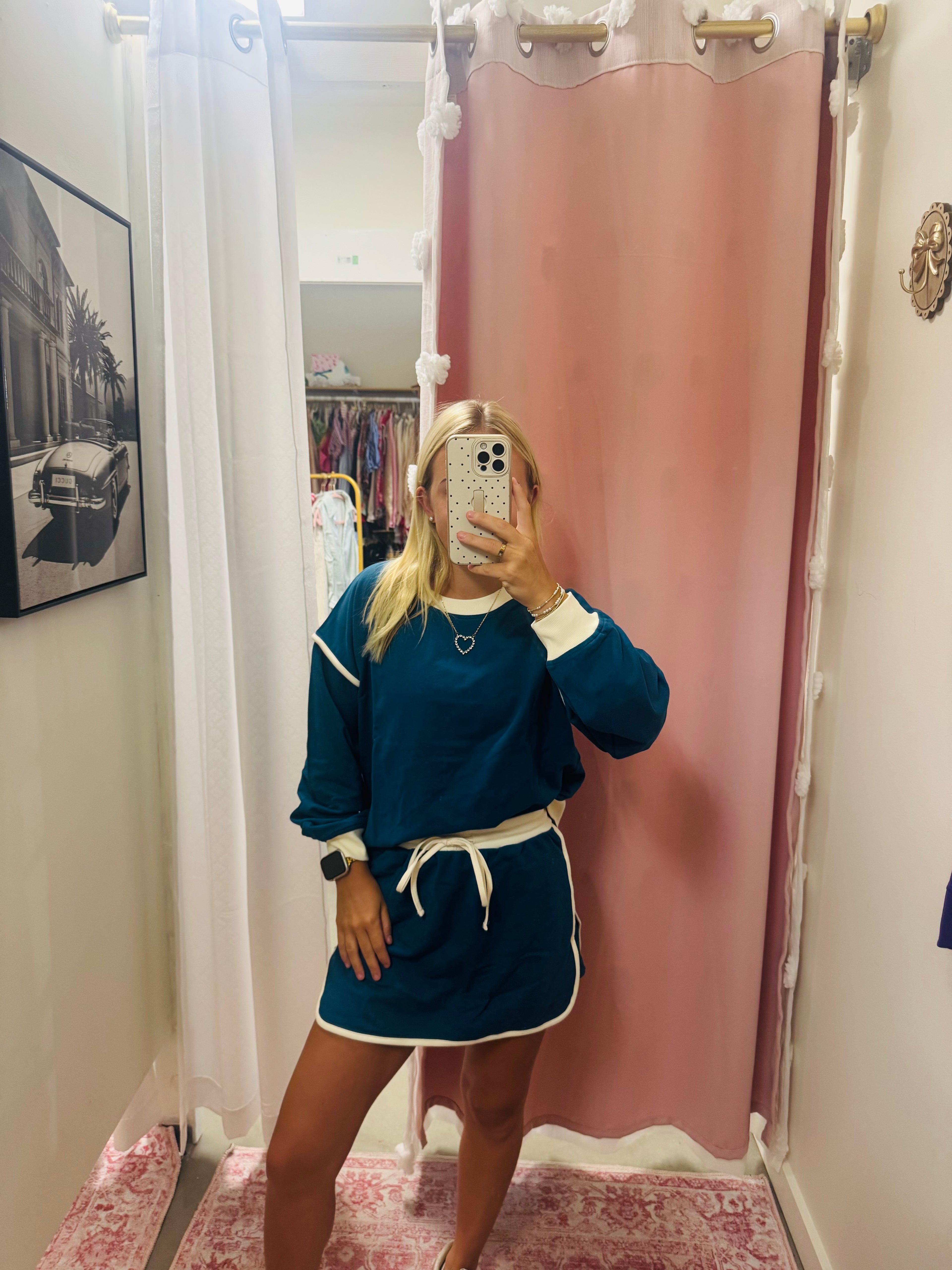 Blue Teal Lounge Set