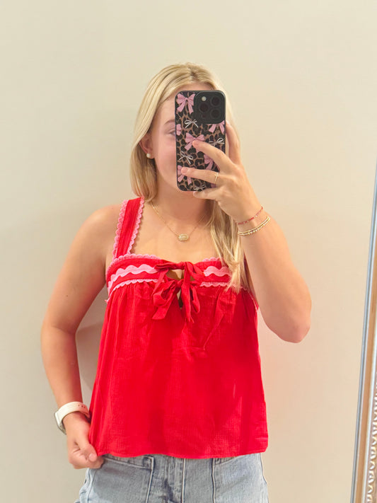 Red Ric Rac Tank
