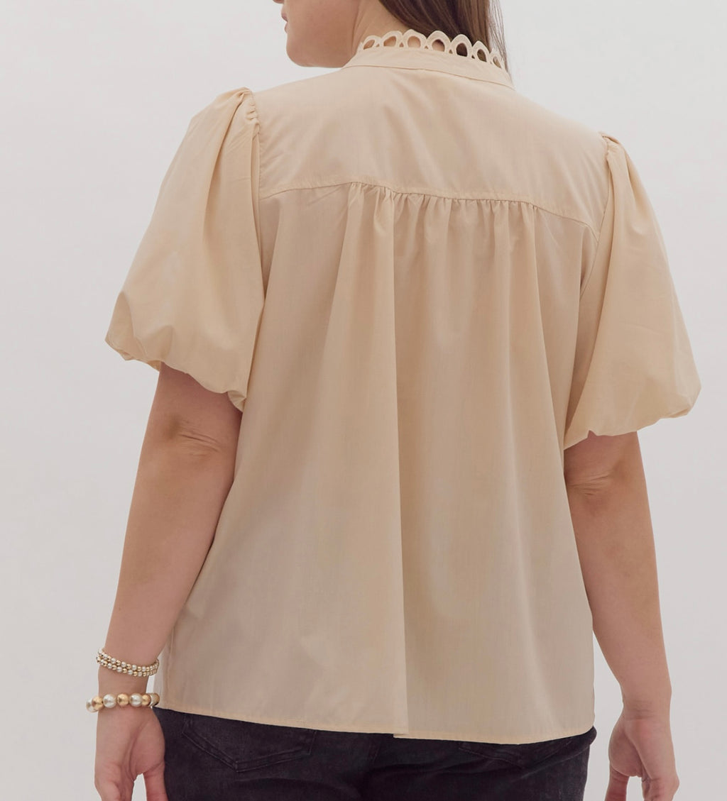 Elegant Pearl Blouse