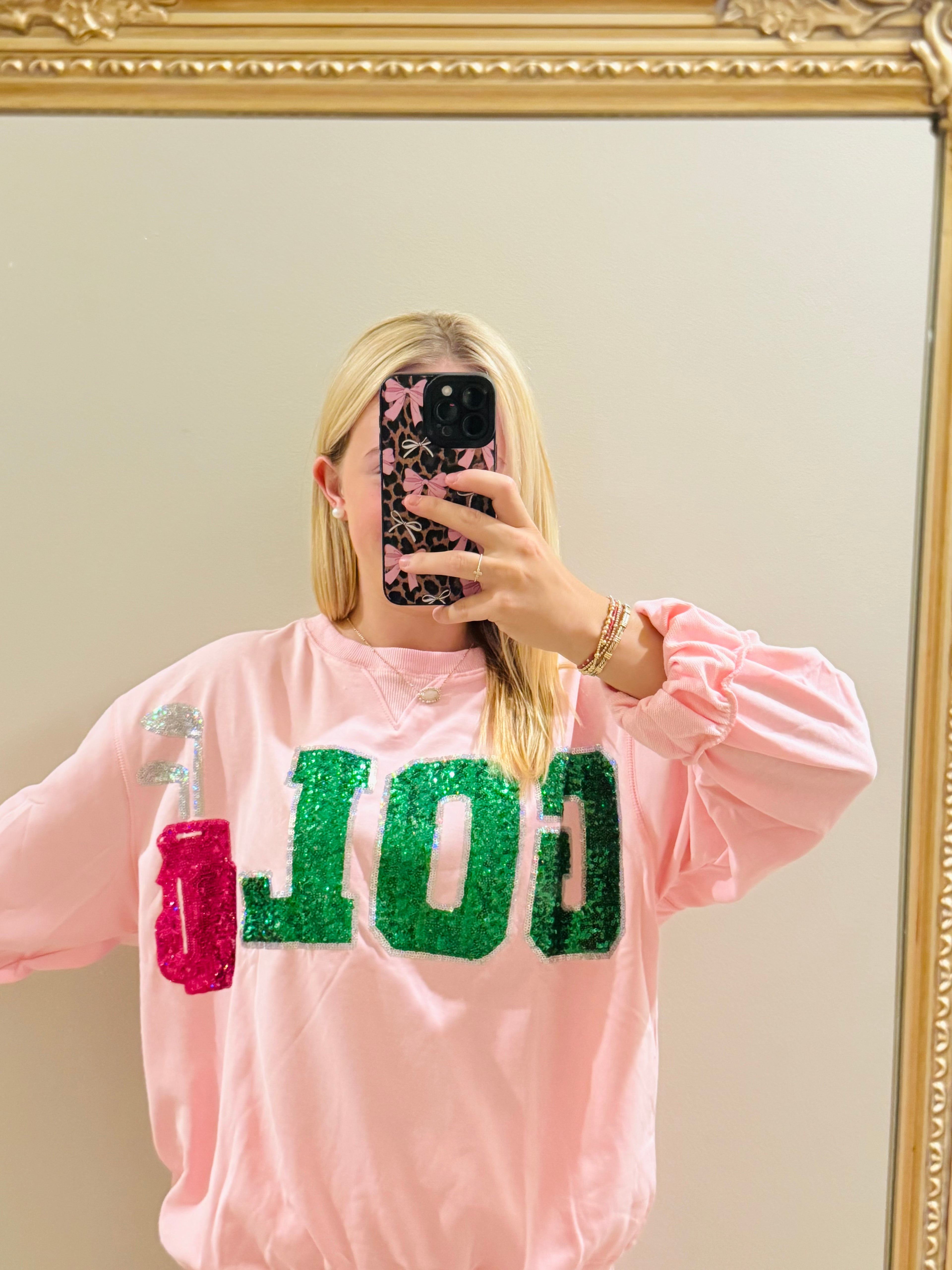 Sequins Golf Sweatshirt