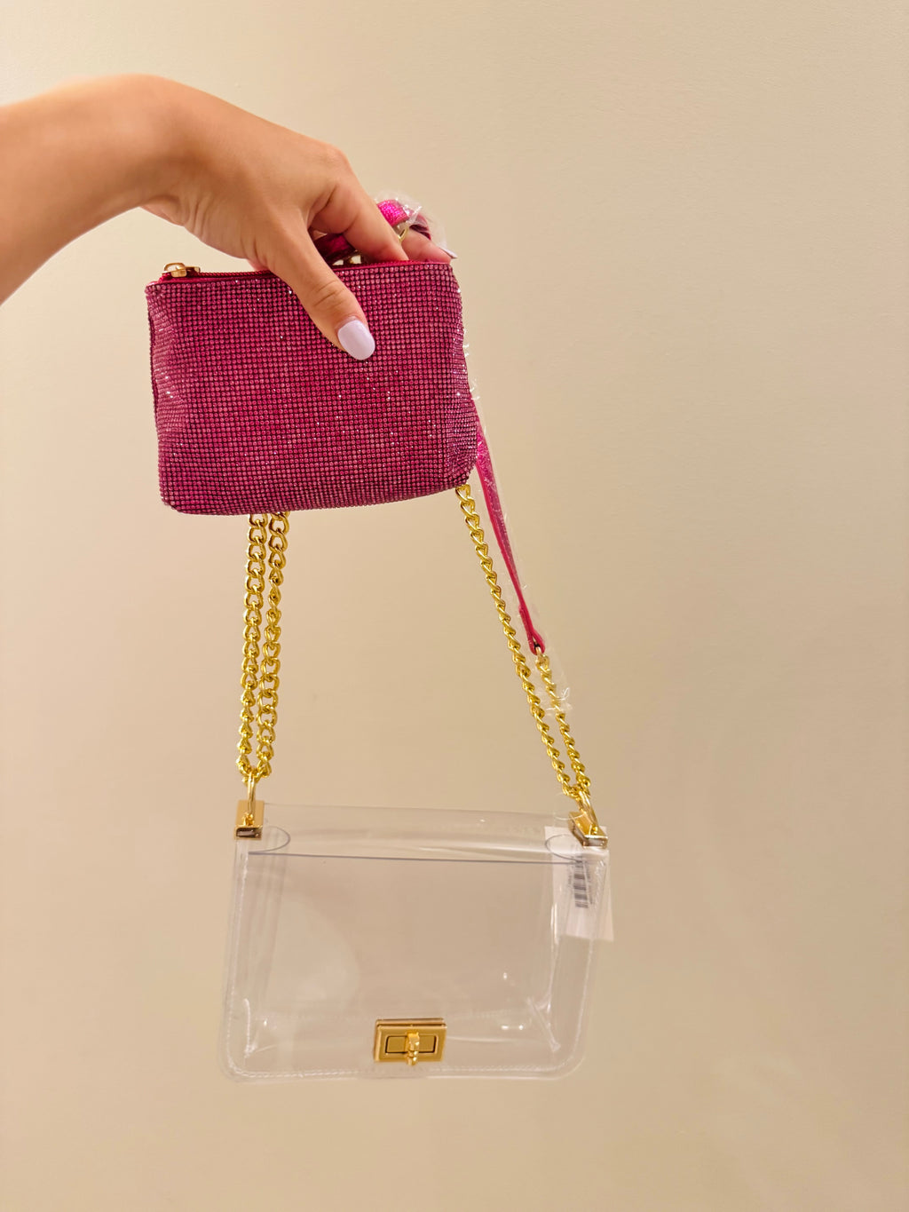 Two-In-One Clear Purse