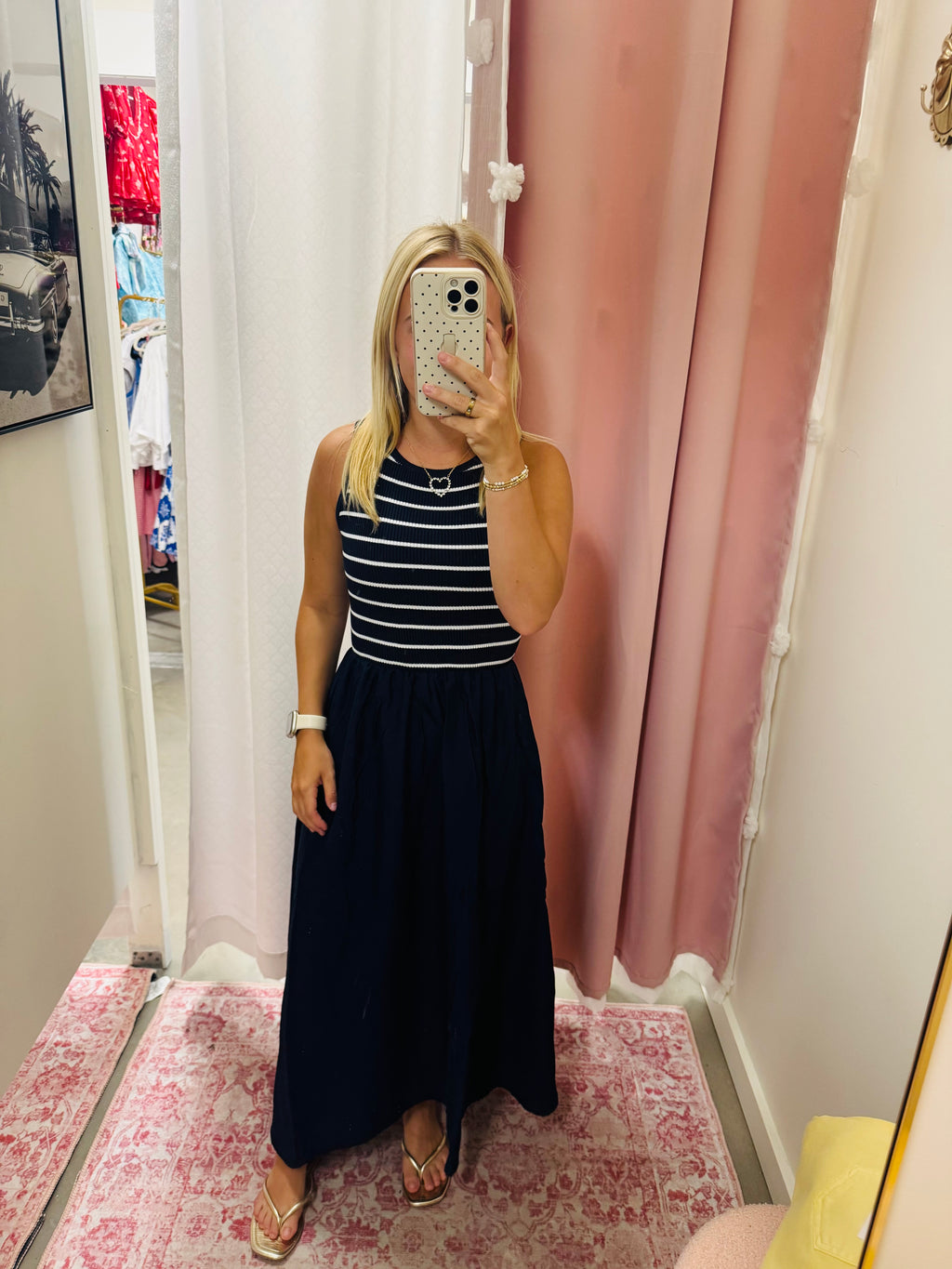 Navy Maxi Dress
