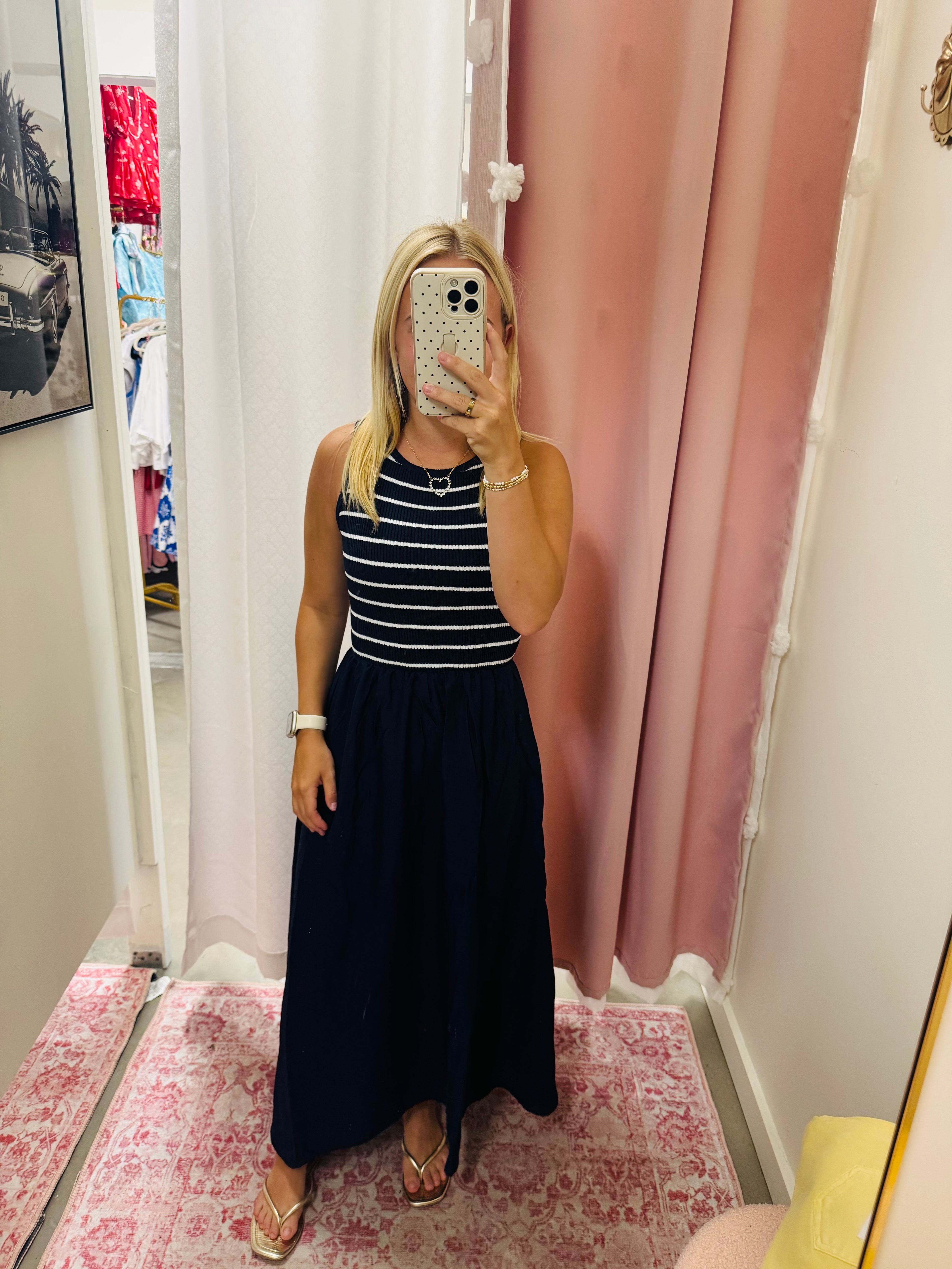 Navy Maxi Dress