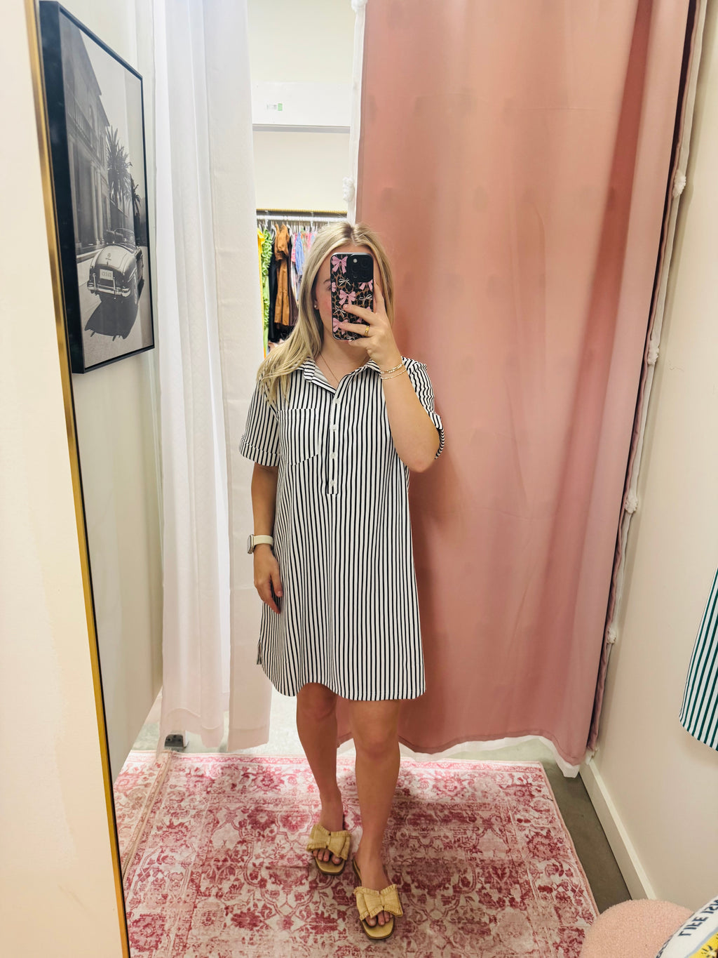 Black Throw On Dress