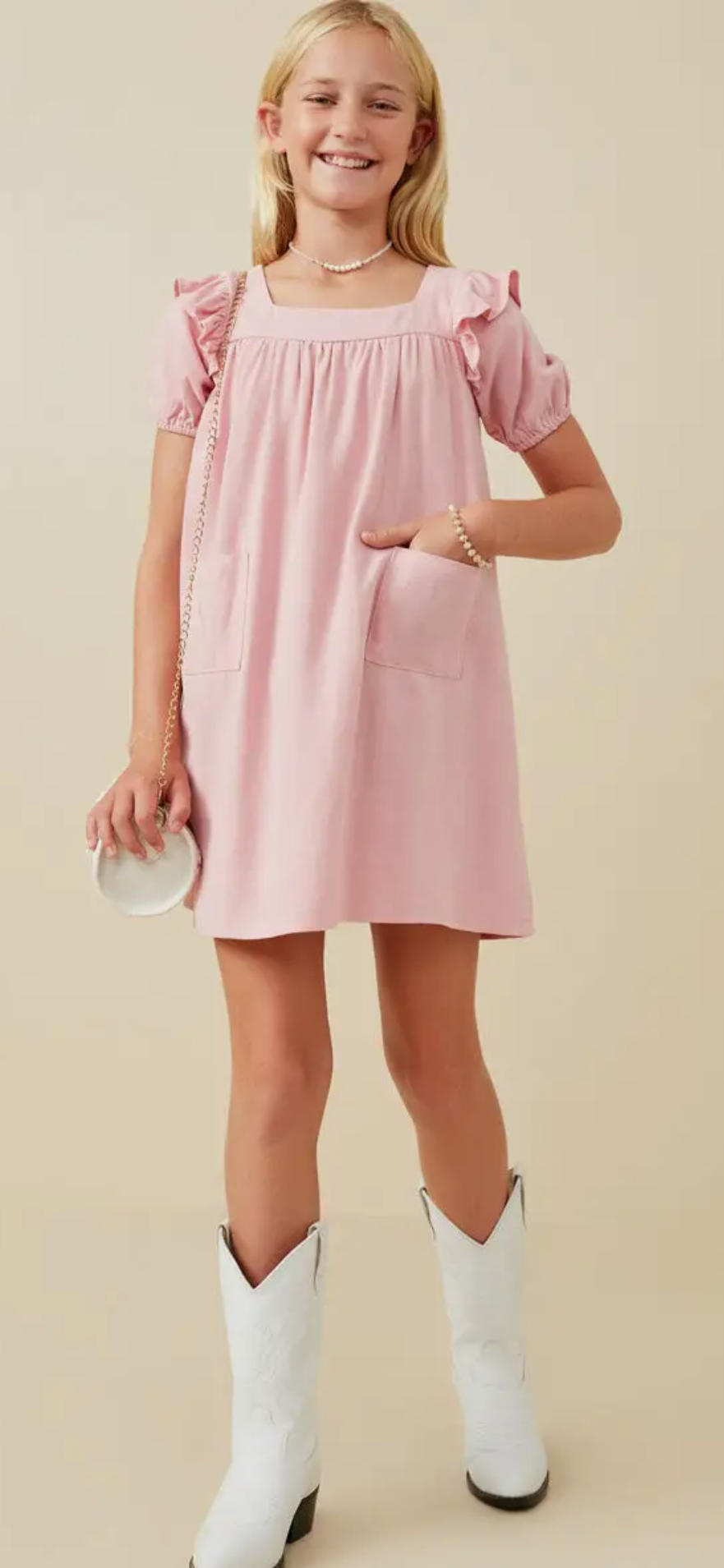Girls Blush Dress