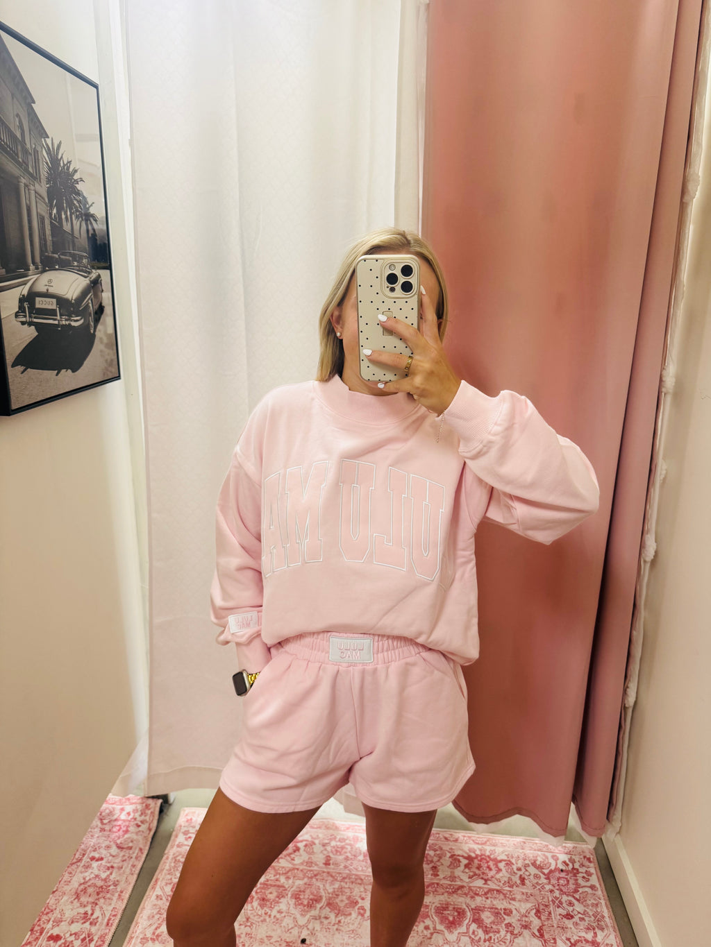 Lulu Mac Pink Mockneck